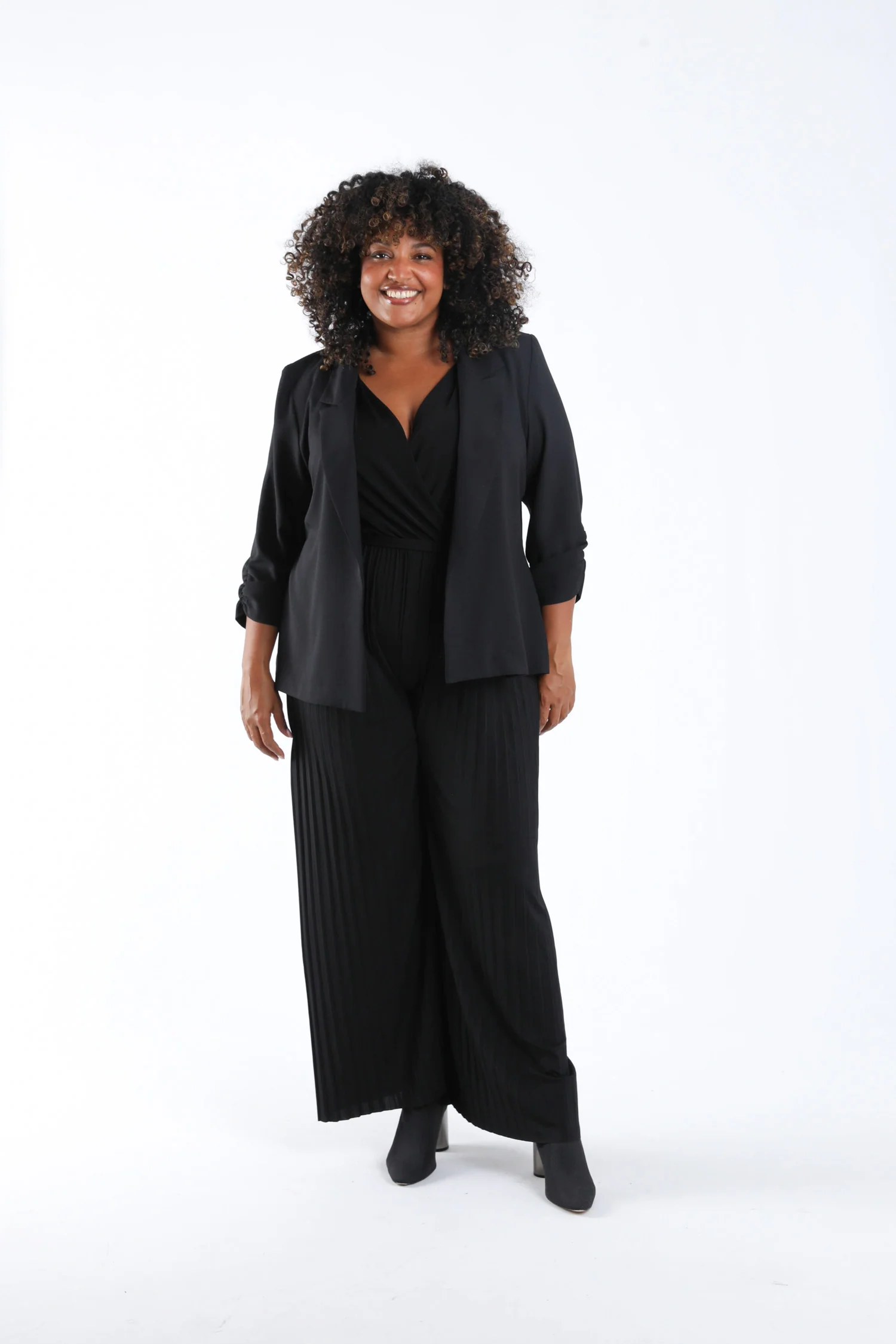 Blazer ample uni