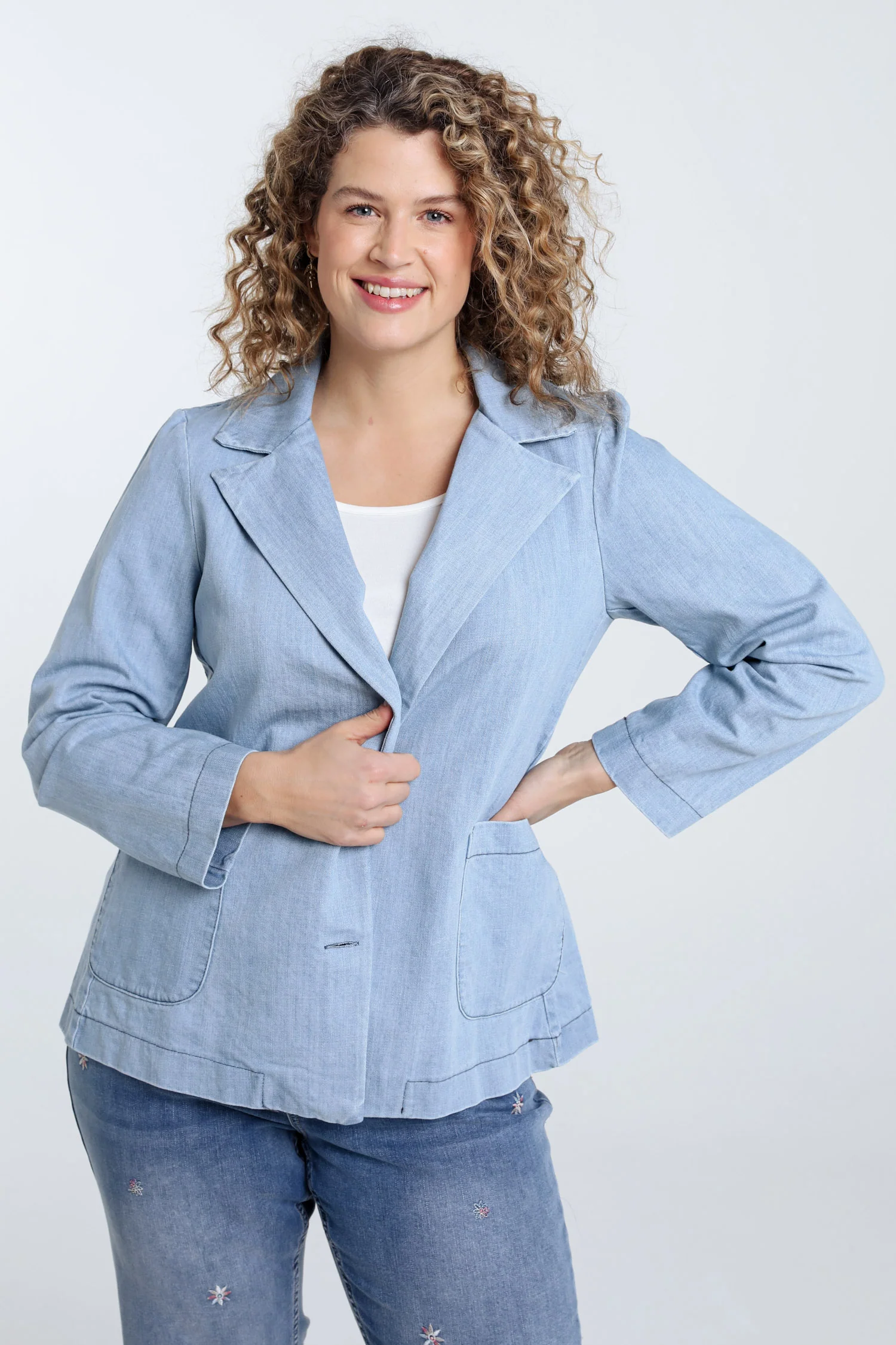 Blazer en jeans