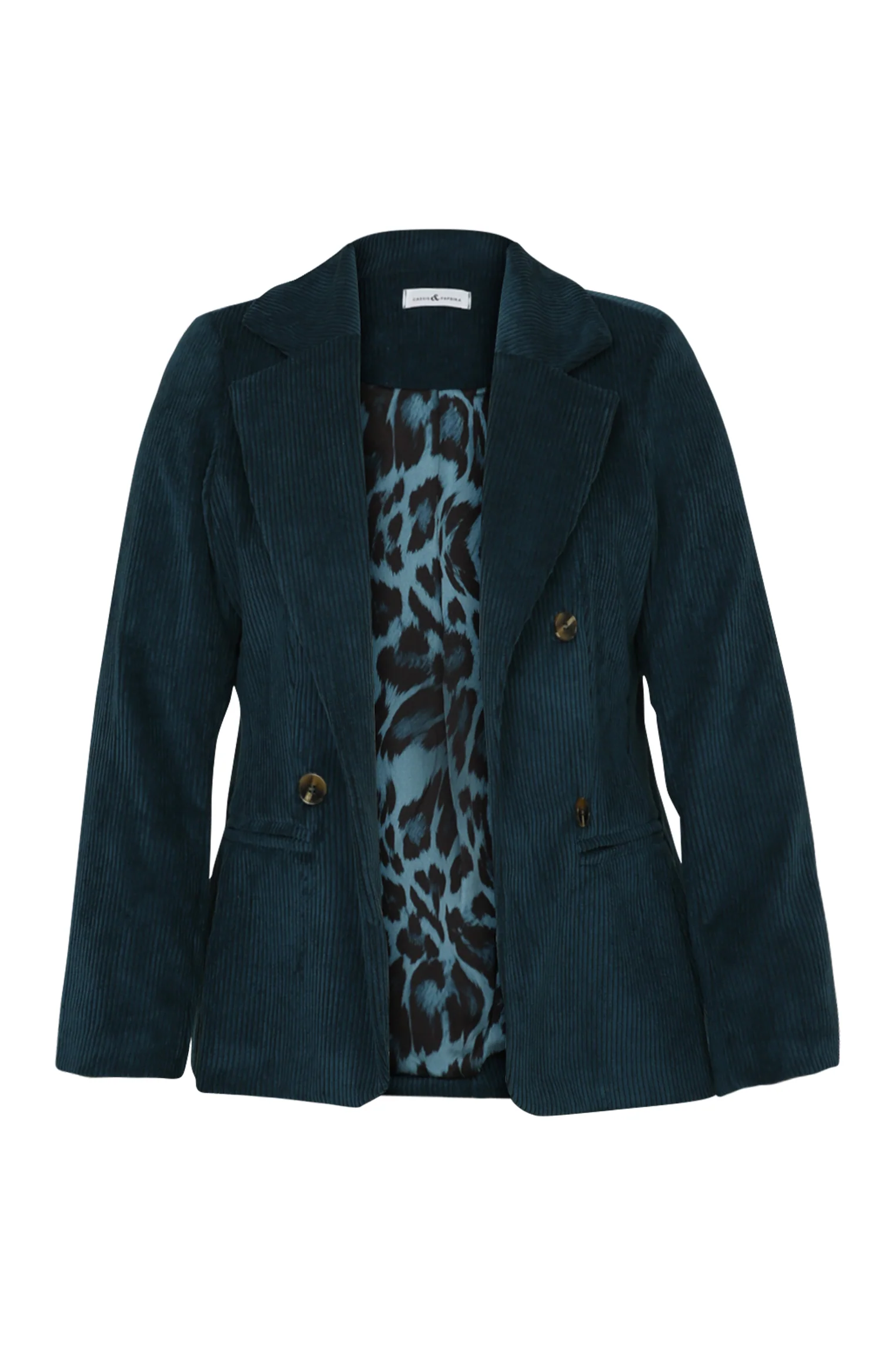Blazer en velours doublĂ© imprimĂ© peau de bĂȘte - Image 10