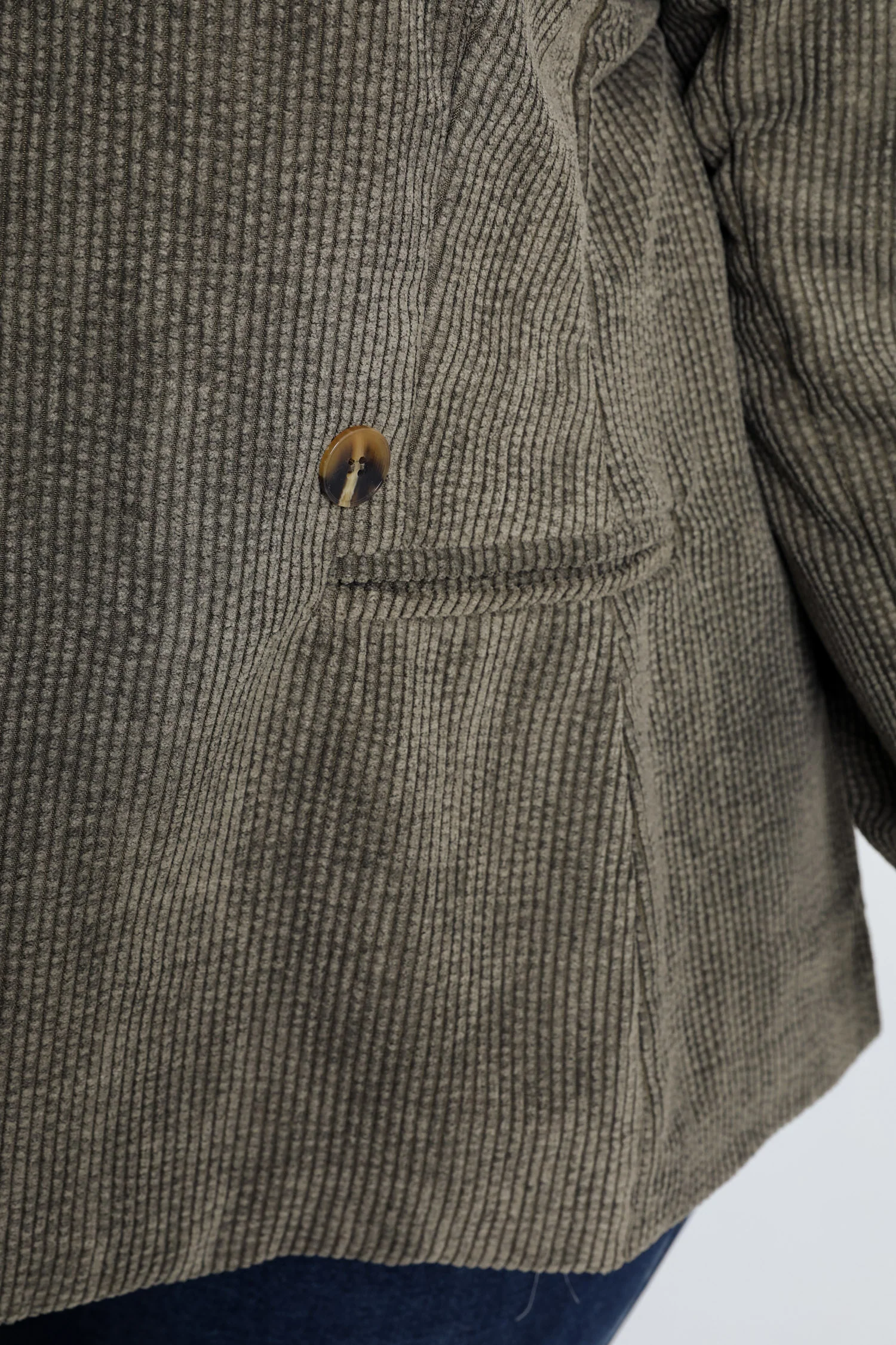 Blazer en velours doublĂ© imprimĂ© peau de bĂȘte - Image 5