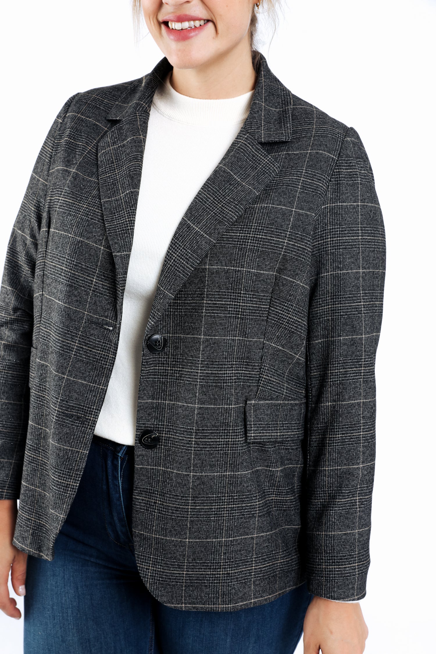 Blazer imprimé carreaux - Image 4