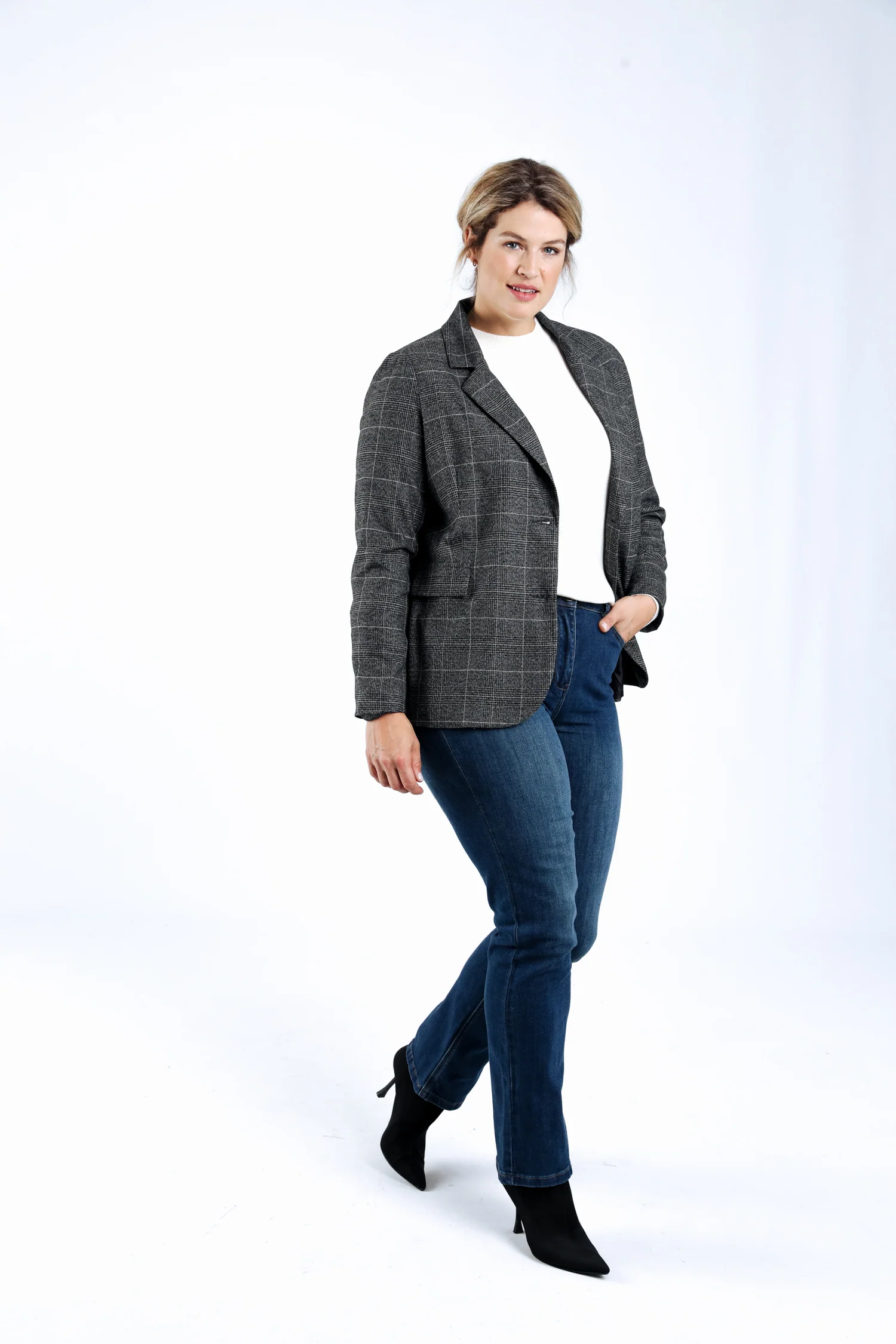 Blazer imprimé carreaux - Image 6