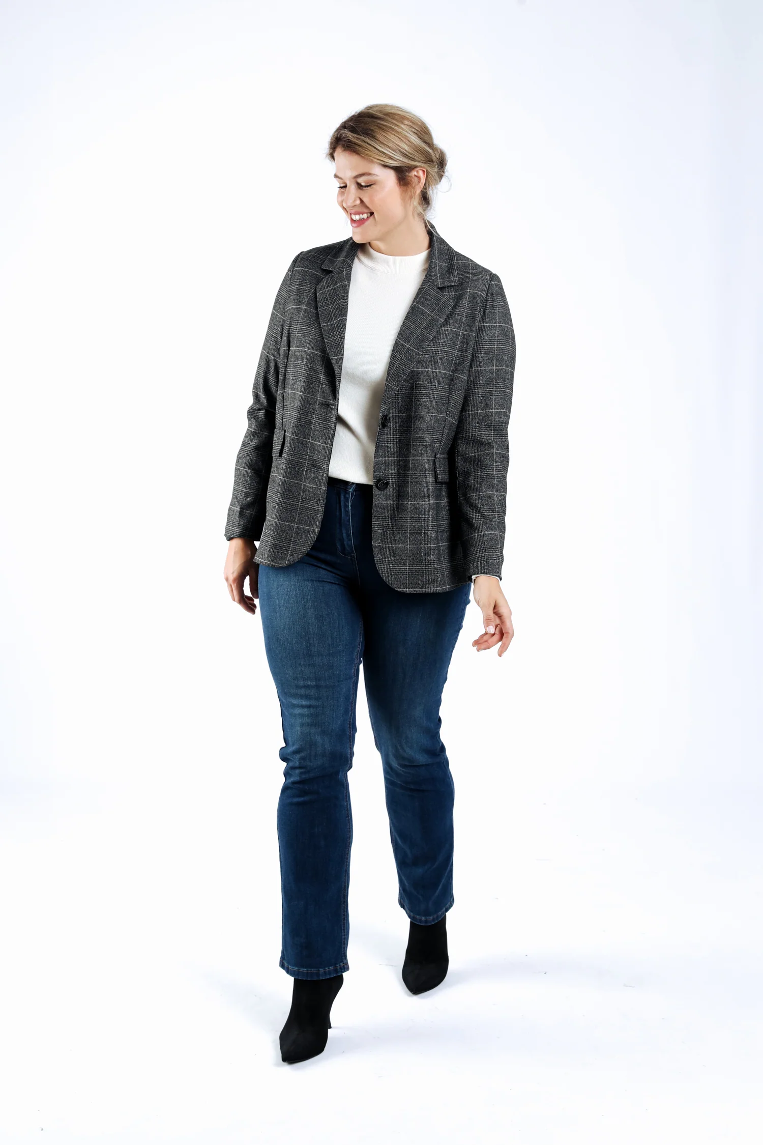 Blazer imprimé carreaux - Image 7