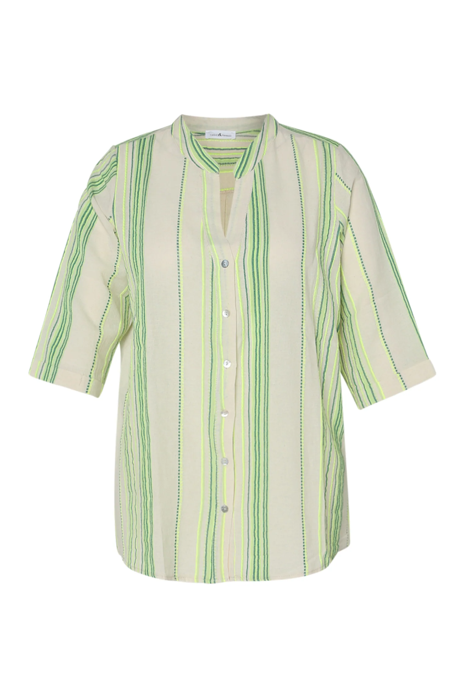 Blouse 100% coton Ă rayures fluo - Image 10