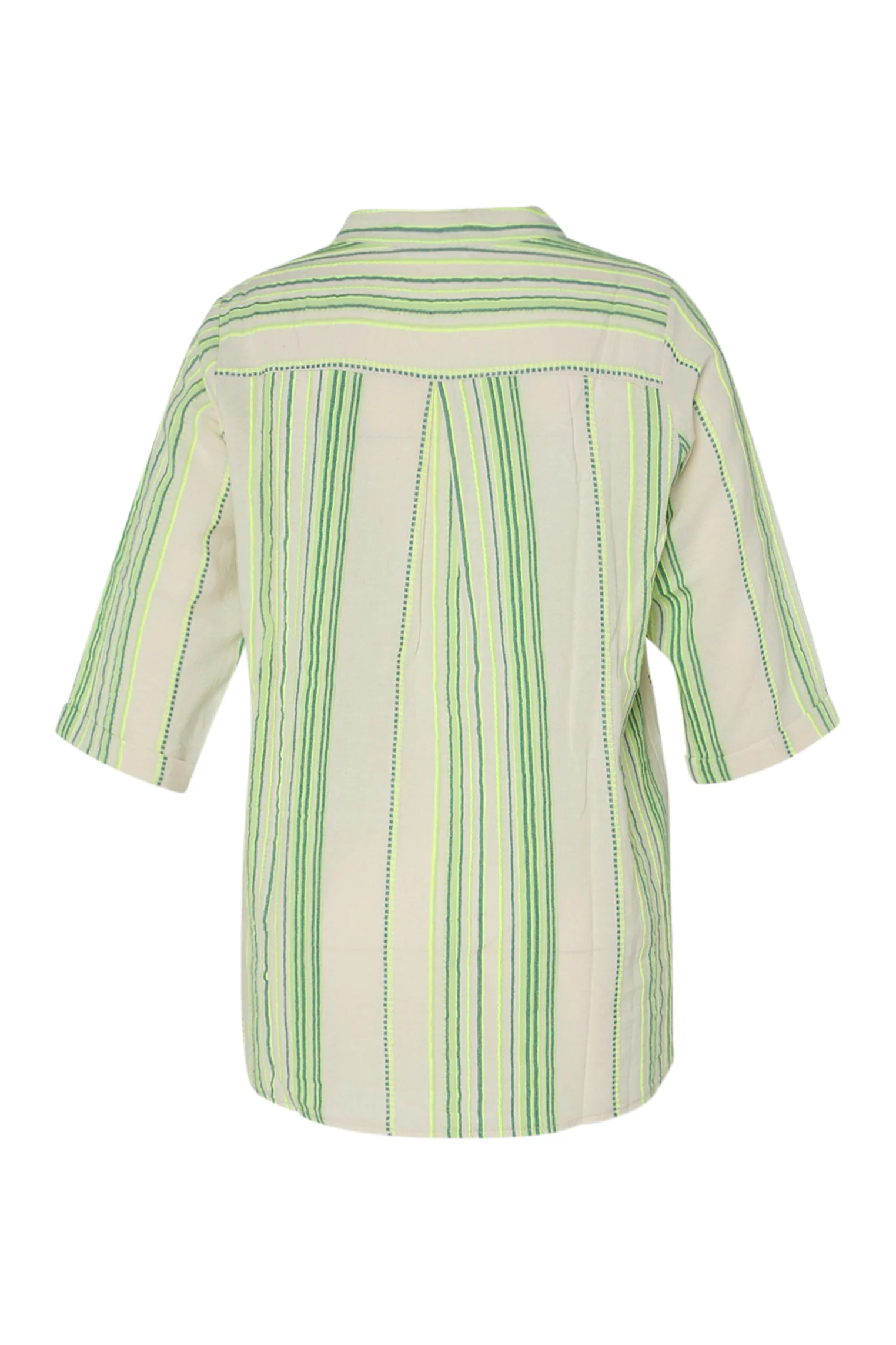Blouse 100% coton Ă rayures fluo - Image 11