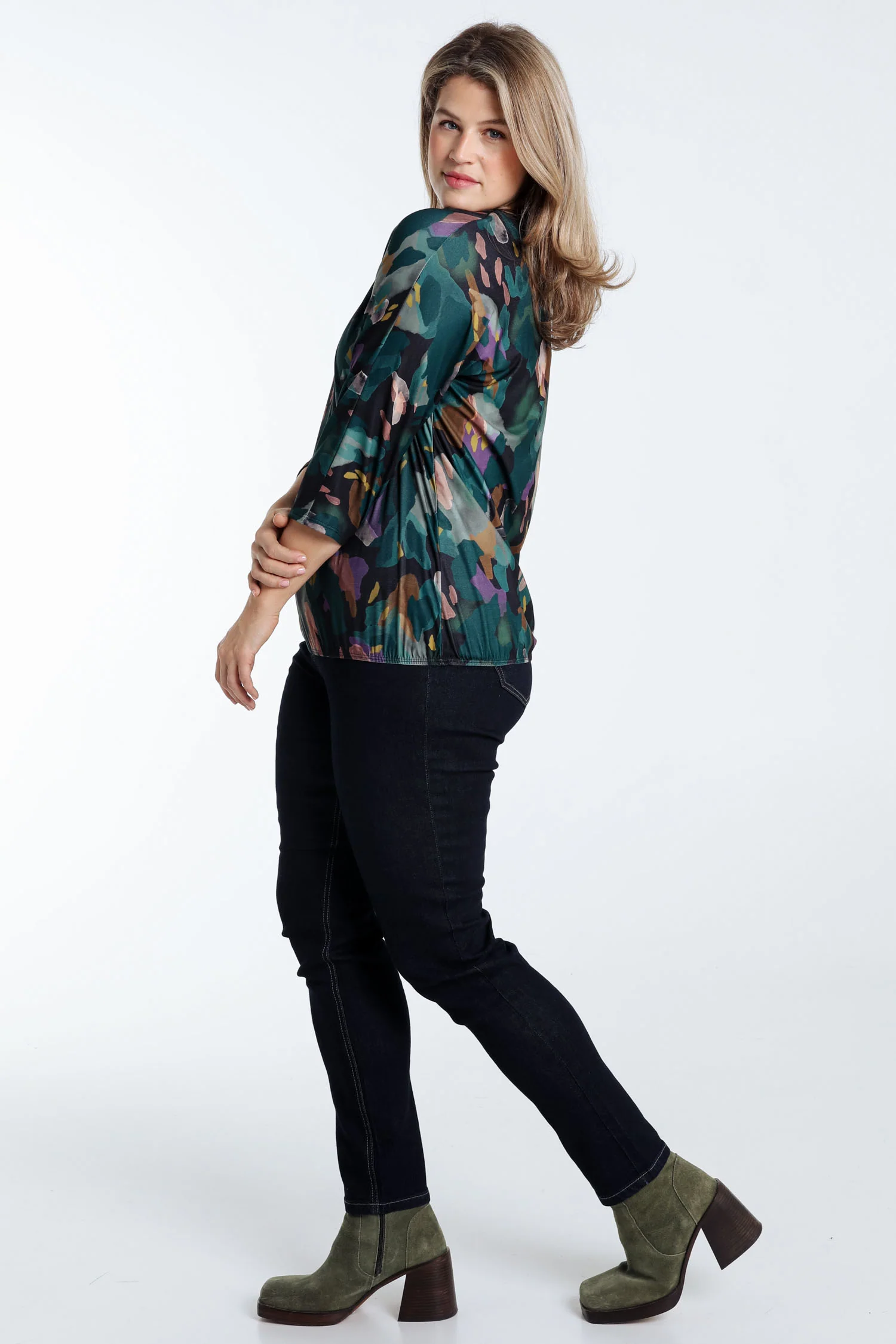Blouse à imprimé abstrait - Image 7