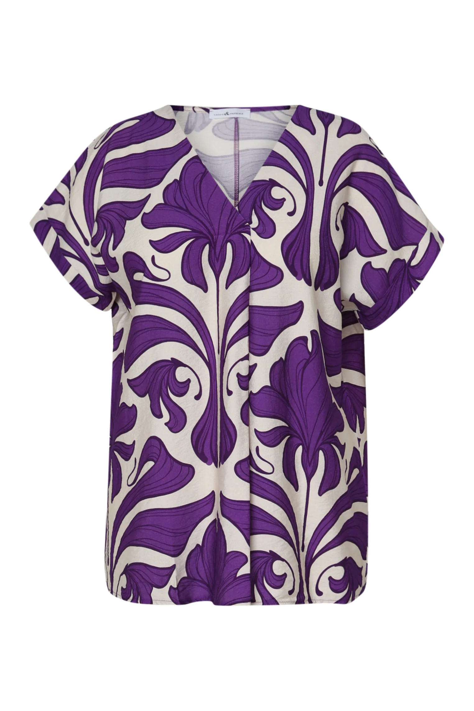 Blouse bicolore à imprimé floral - Image 10