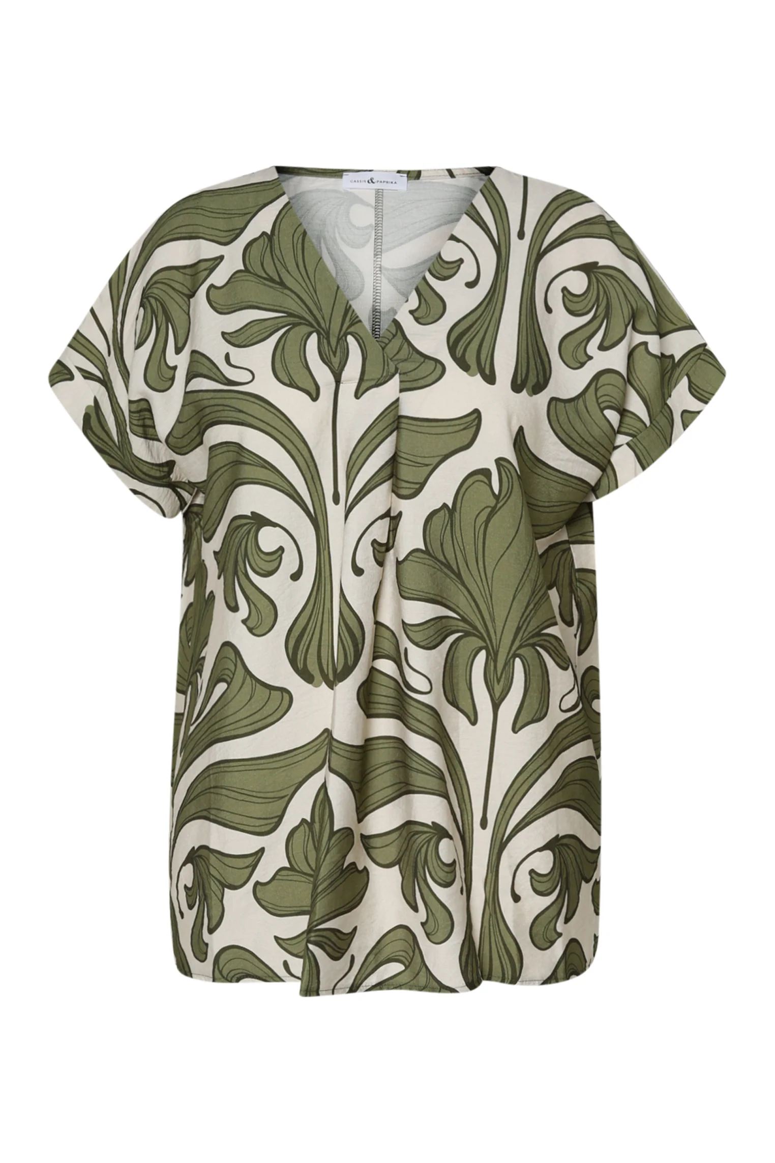 Blouse bicolore à imprimé floral - Image 13