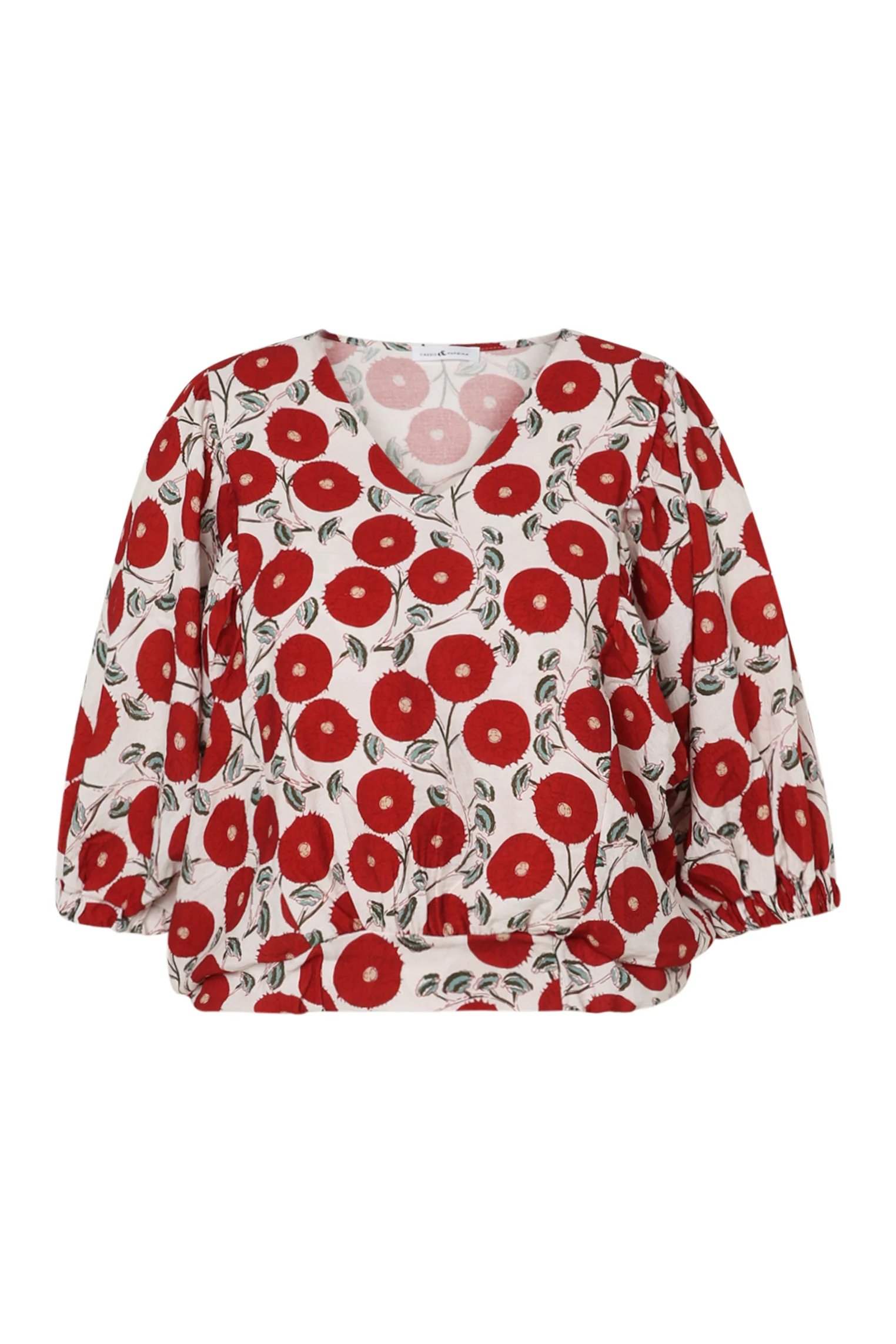 Blouse boite imprimé floral - Image 10