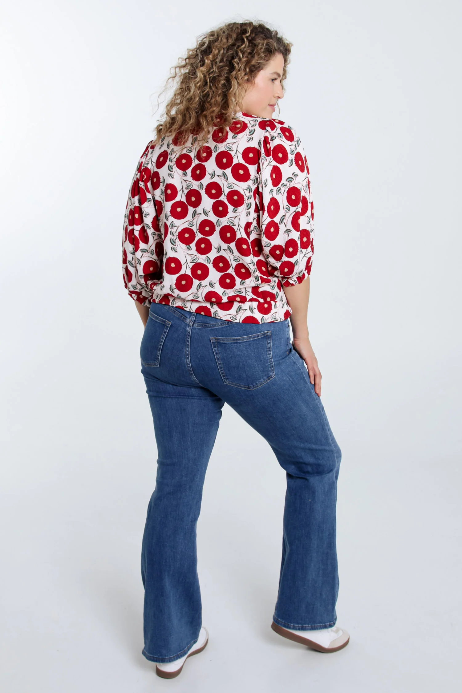 Blouse boite imprimé floral - Image 2