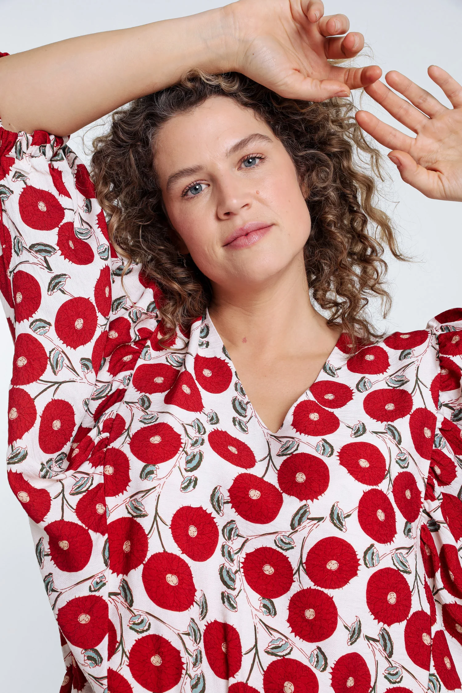 Blouse boite imprimé floral - Image 3