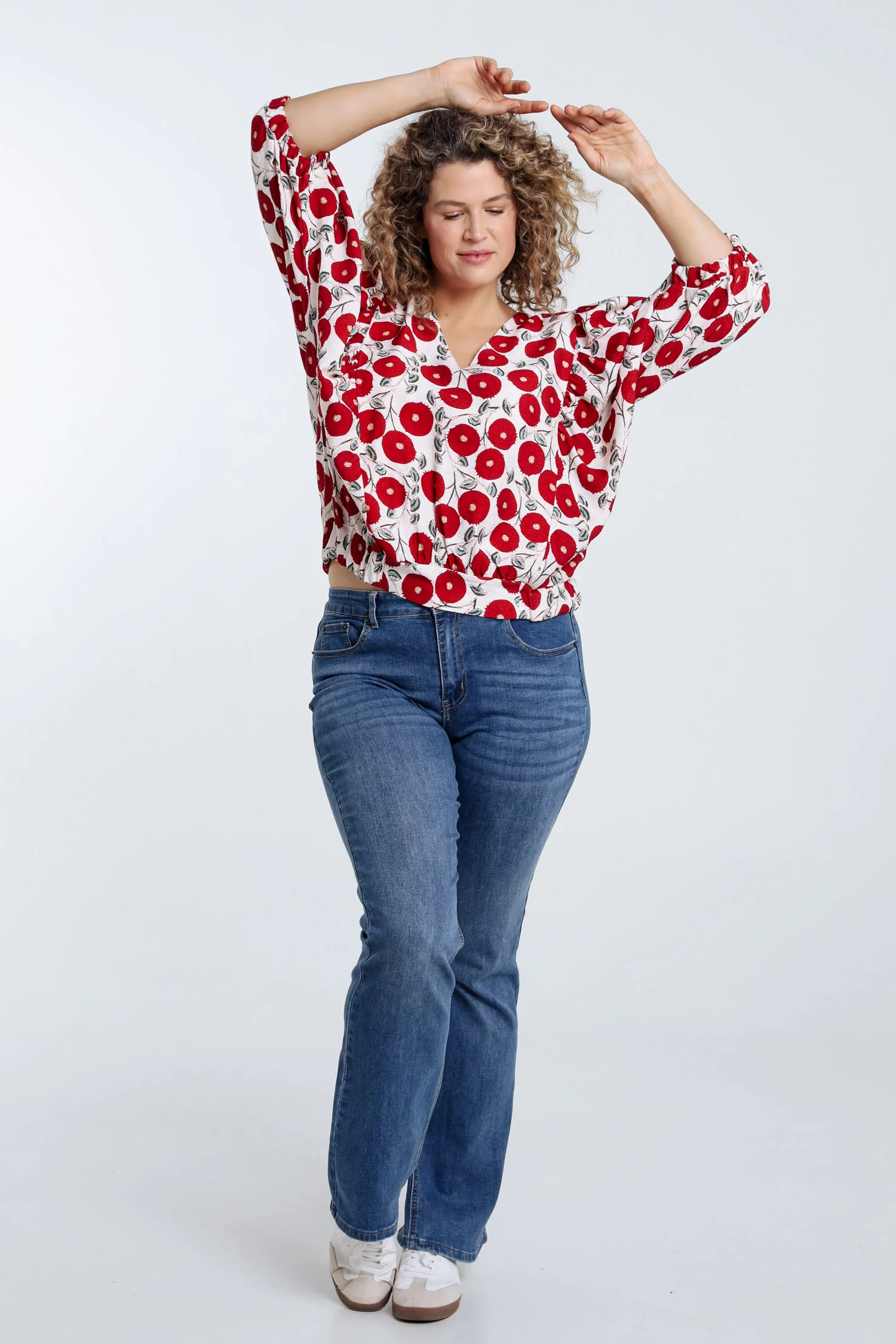 Blouse boite imprimé floral - Image 7