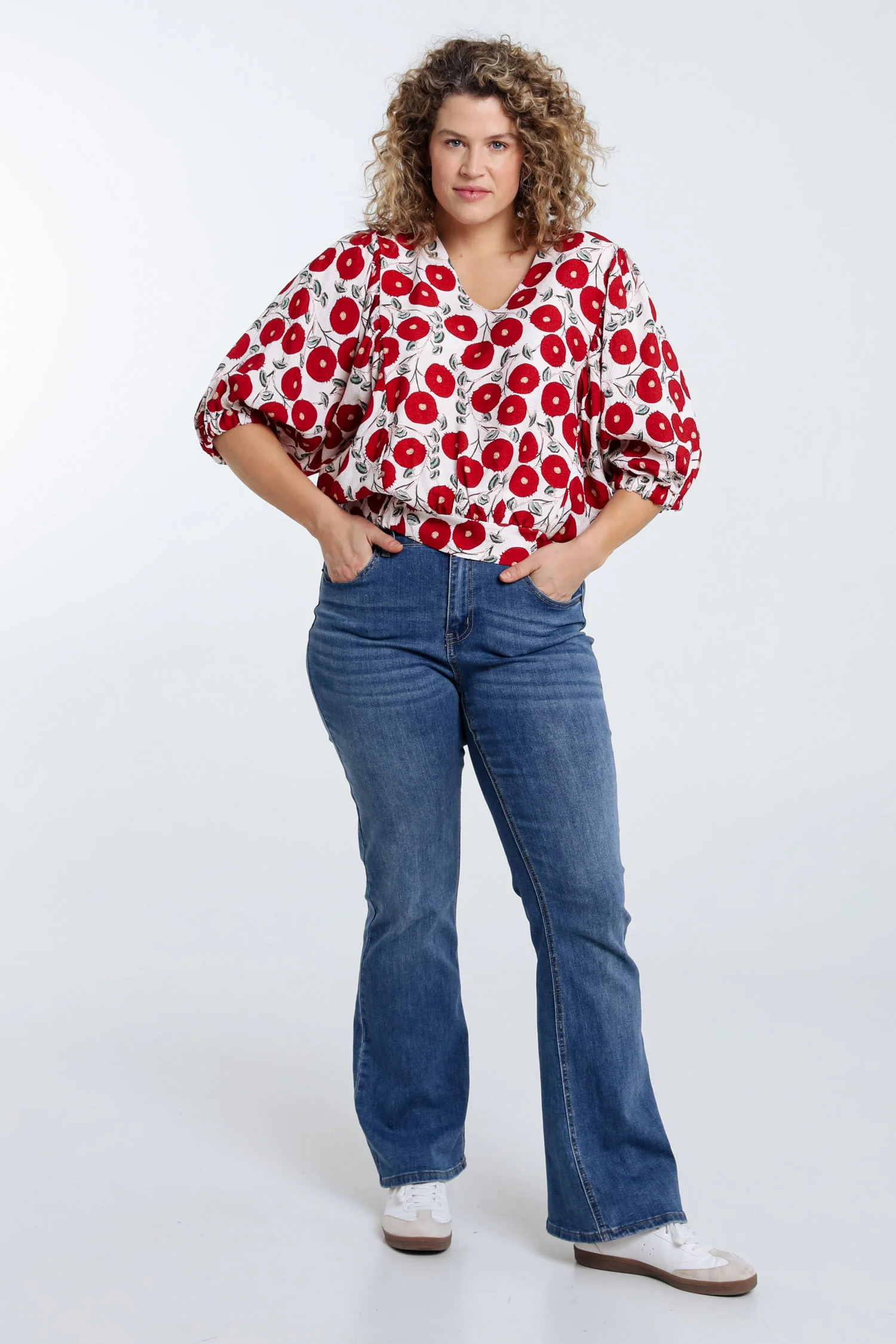 Blouse boite imprimé floral - Image 9