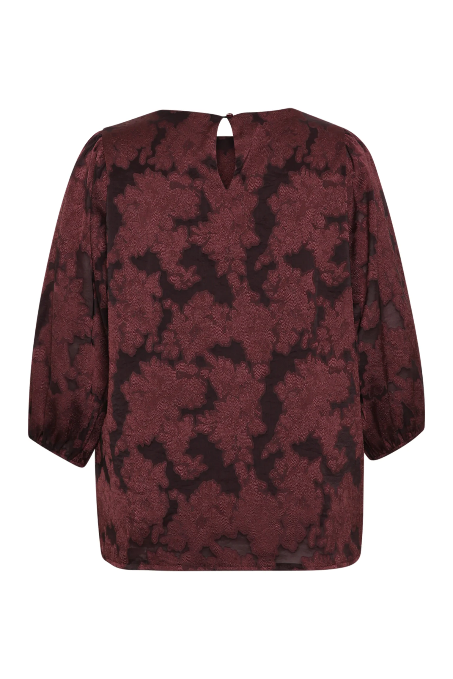 Blouse effet dentelle dessin floral - Image 8