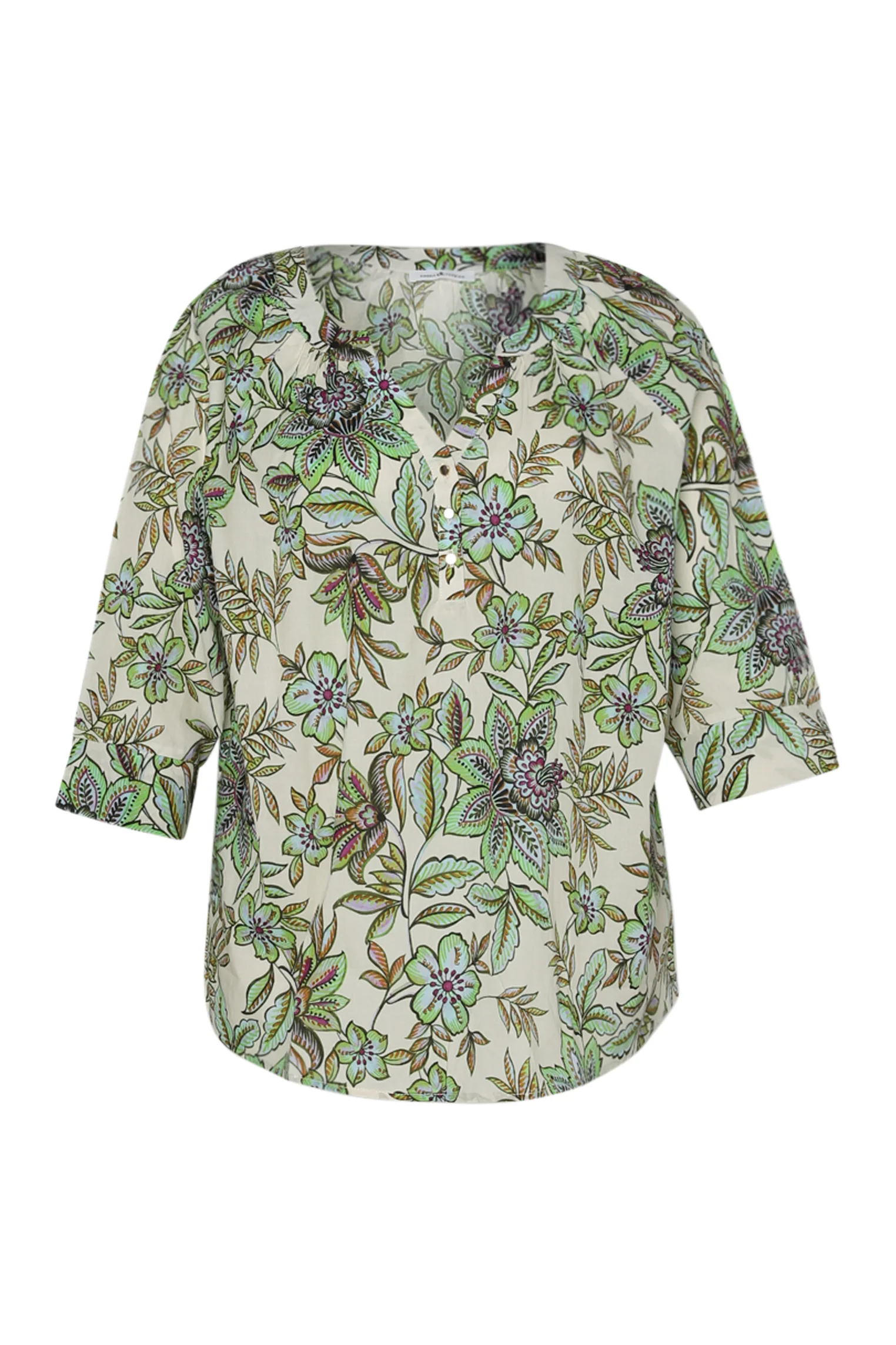 Blouse en coton avec imprimé floral - Image 10