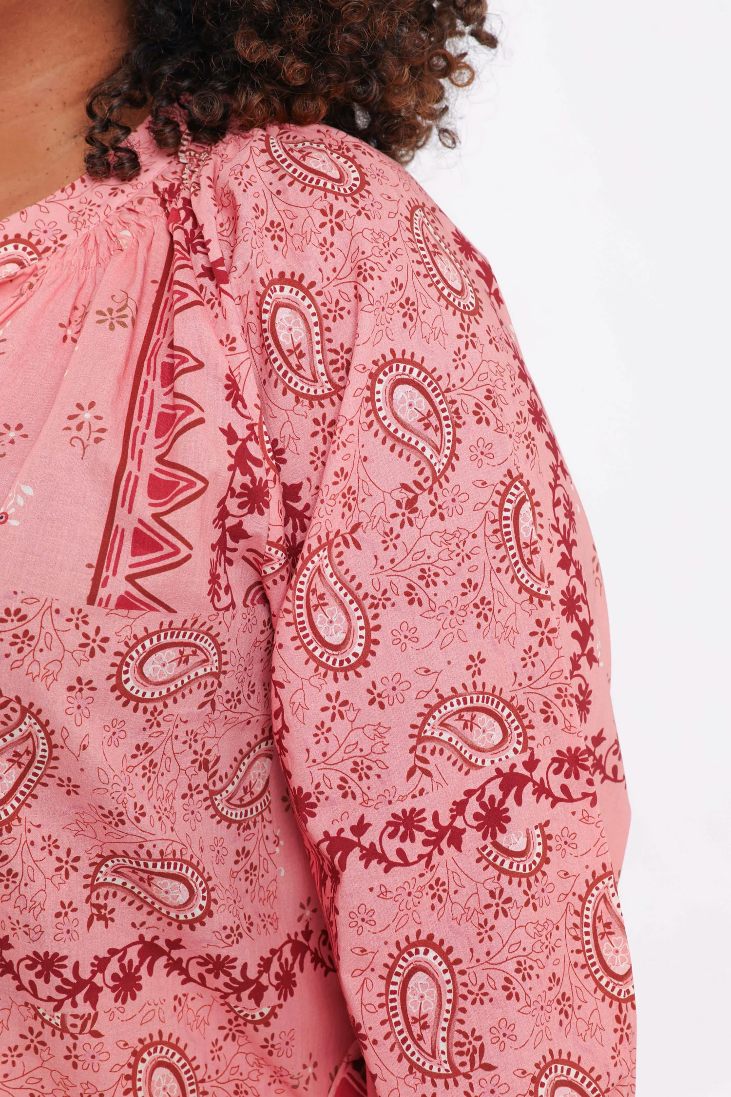 Blouse en coton imprimé bandana - Image 5