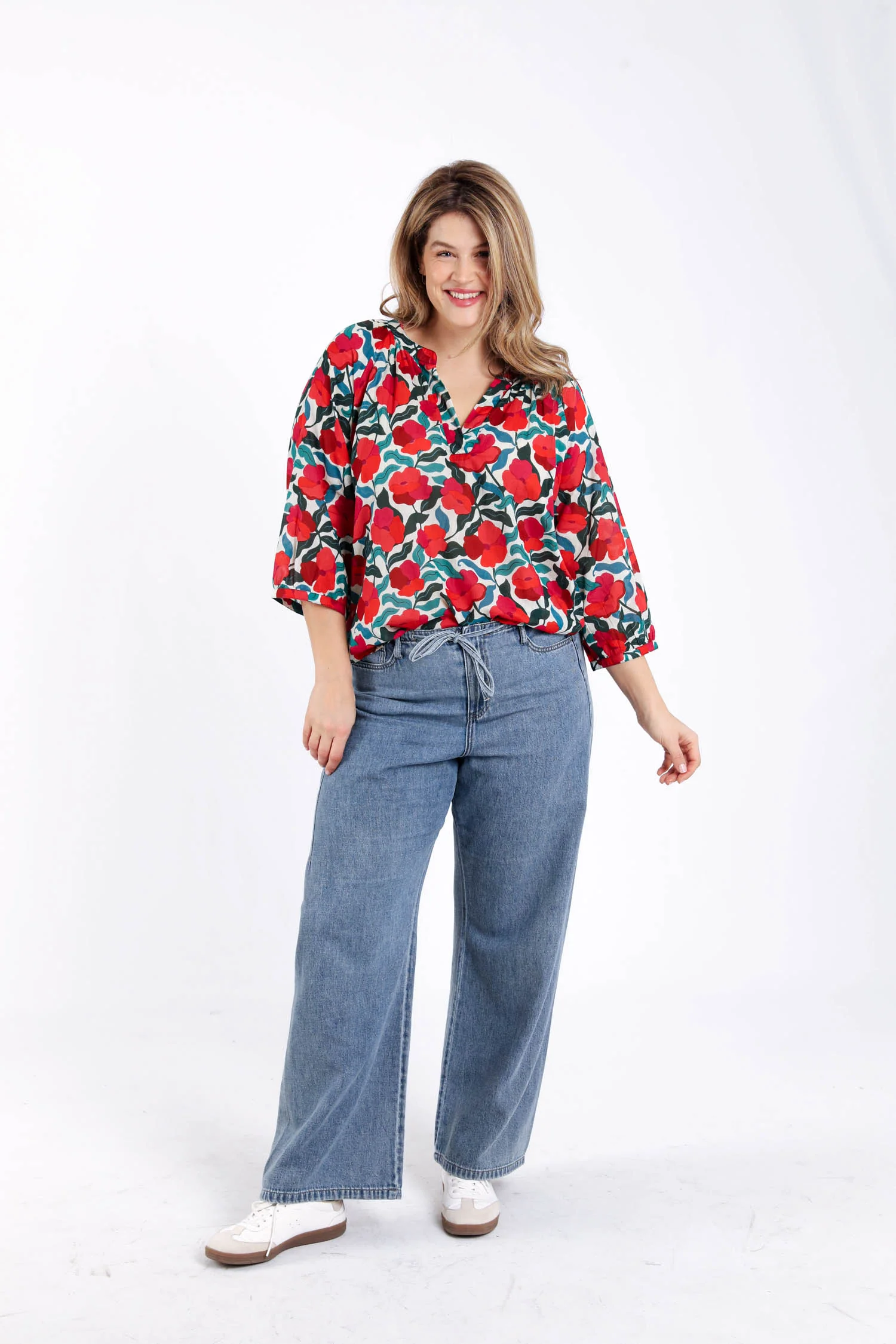 Blouse en coton imprimé fleuri - Image 8