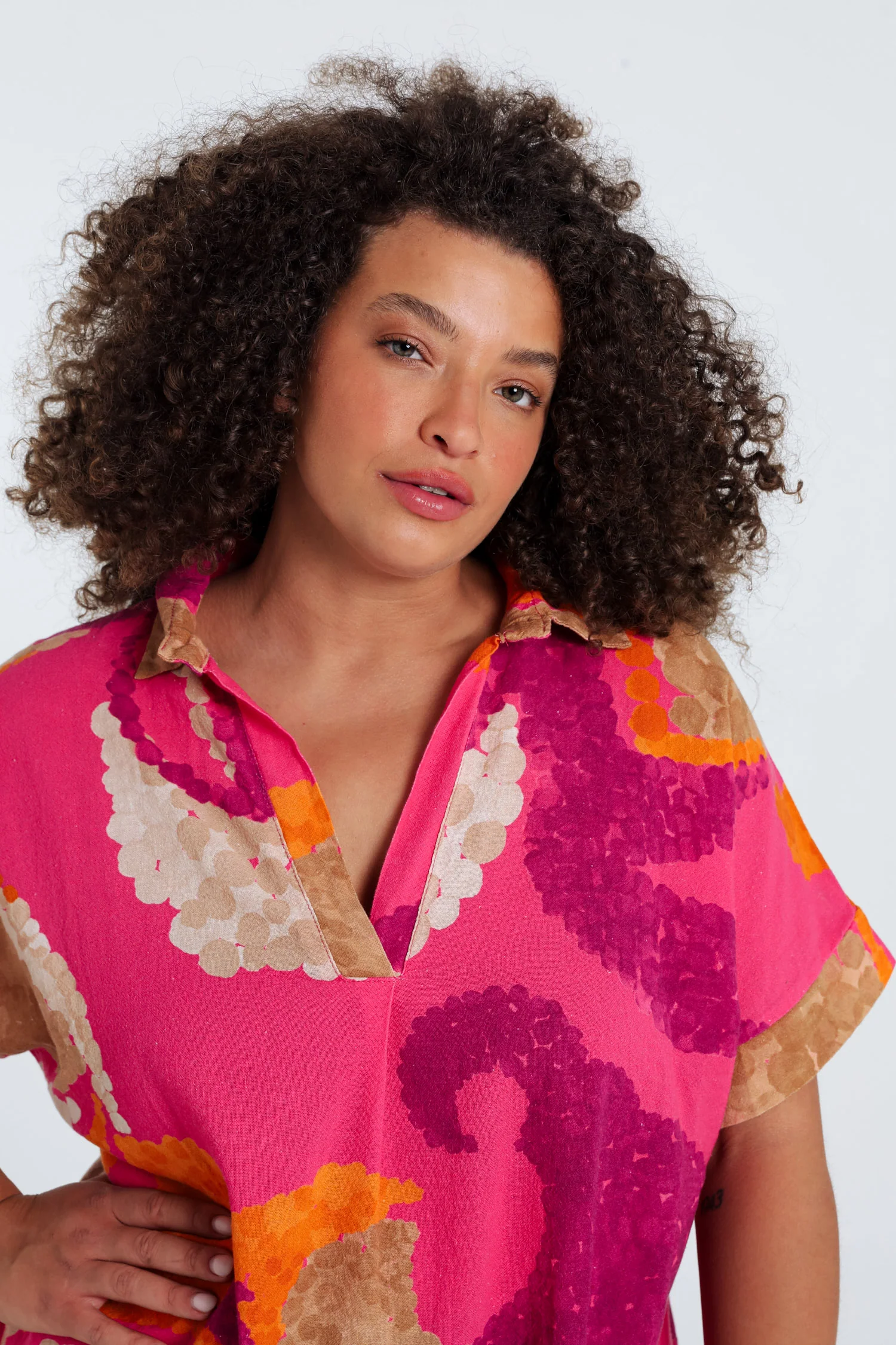 Blouse en coton imprimé floral - Image 4