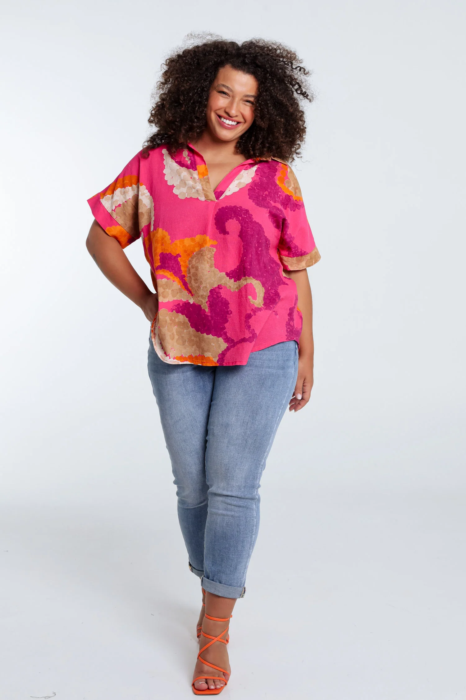 Blouse en coton imprimé floral - Image 7