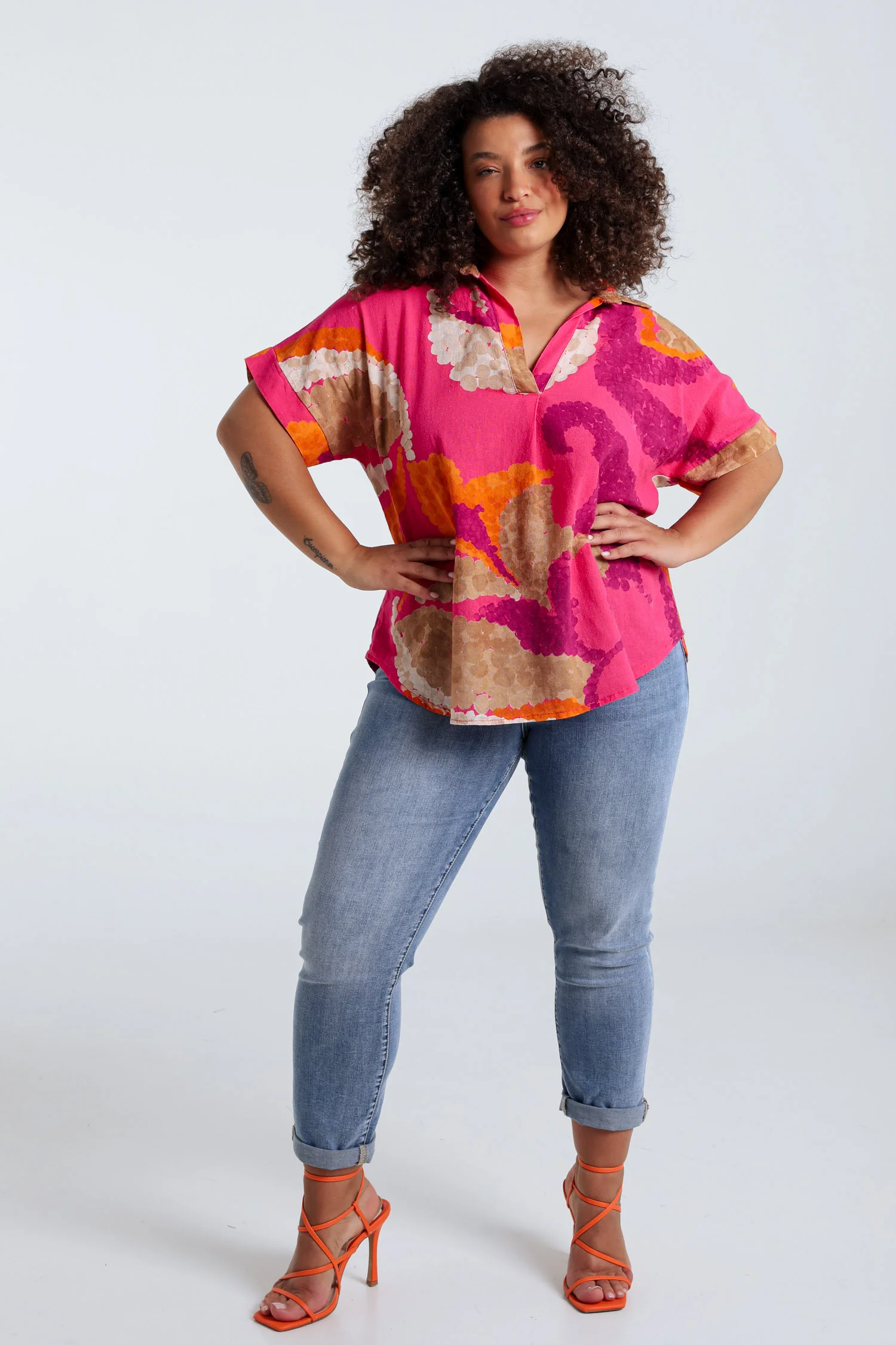 Blouse en coton imprimé floral - Image 8