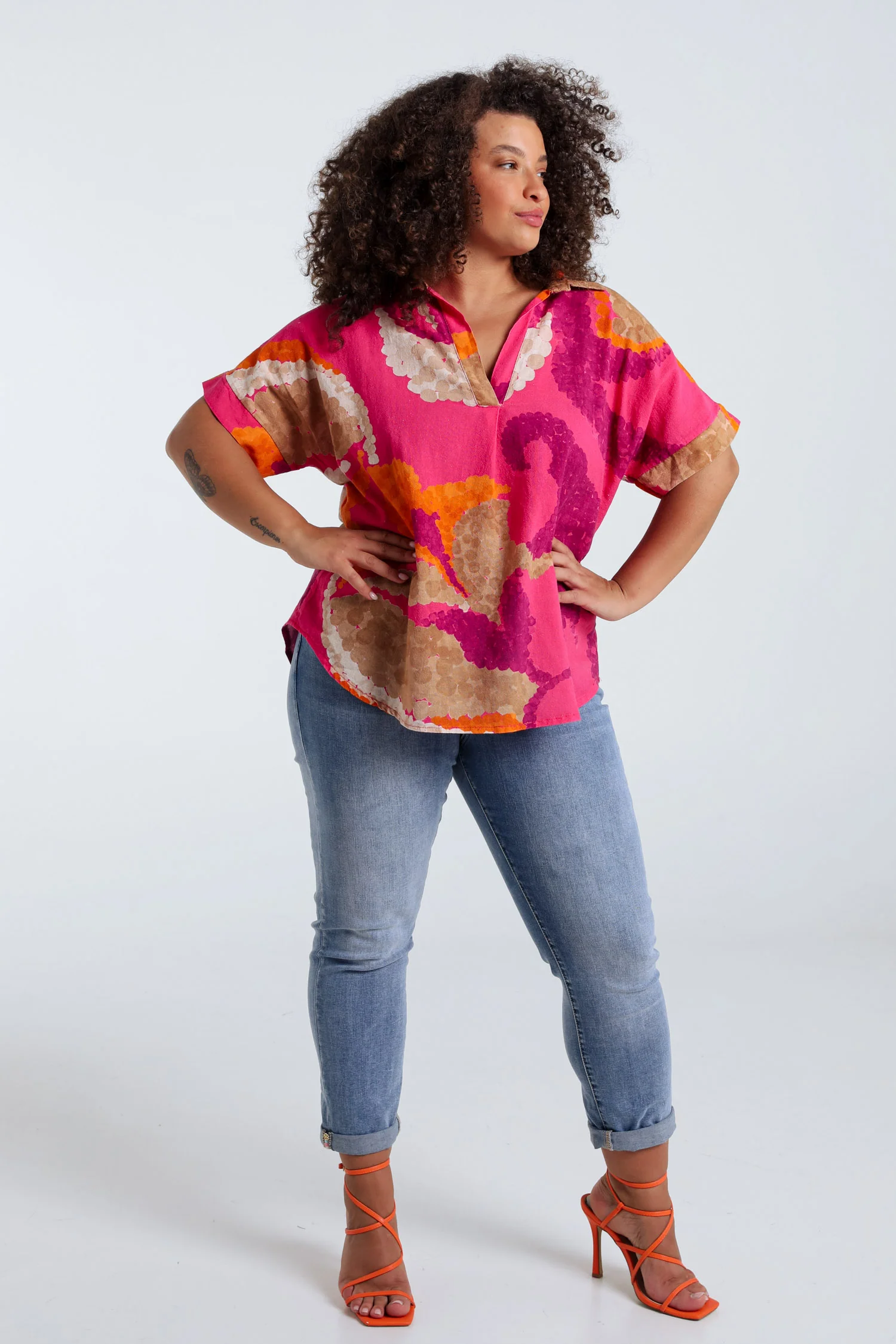 Blouse en coton imprimé floral - Image 9