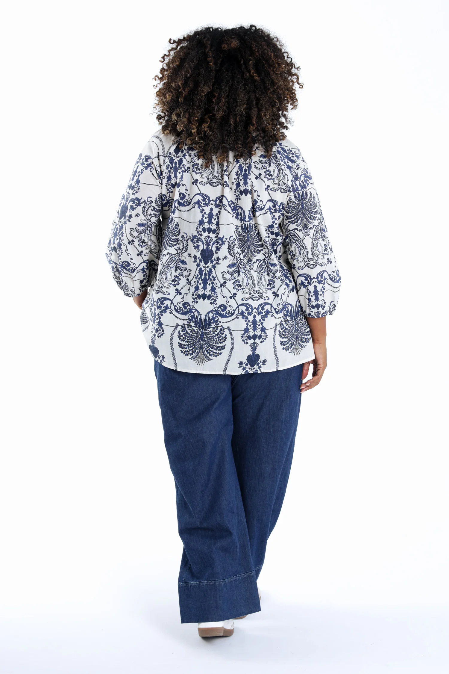 Blouse en coton imprimé floral - Image 2
