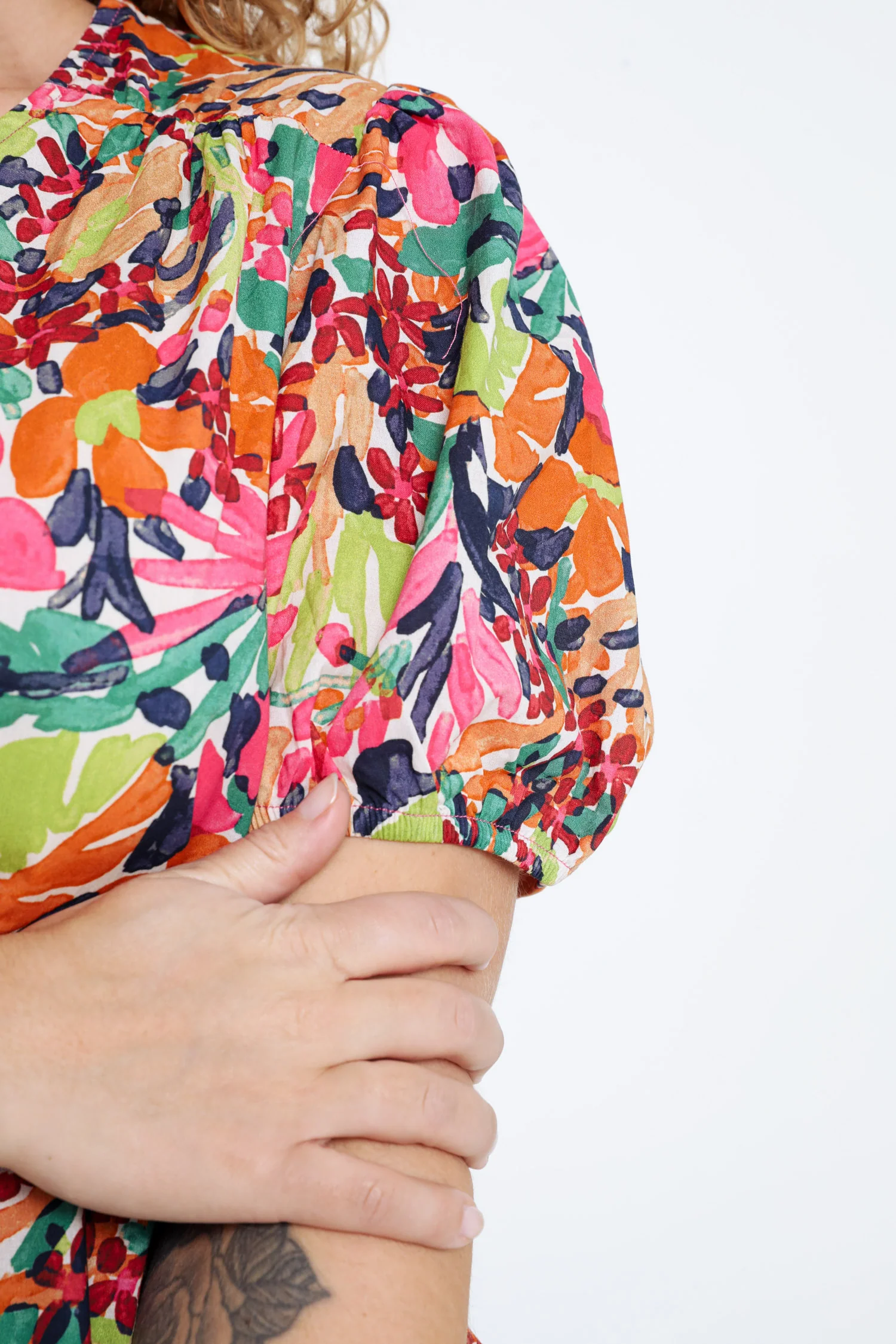 Blouse en coton imprimé floral - Image 4