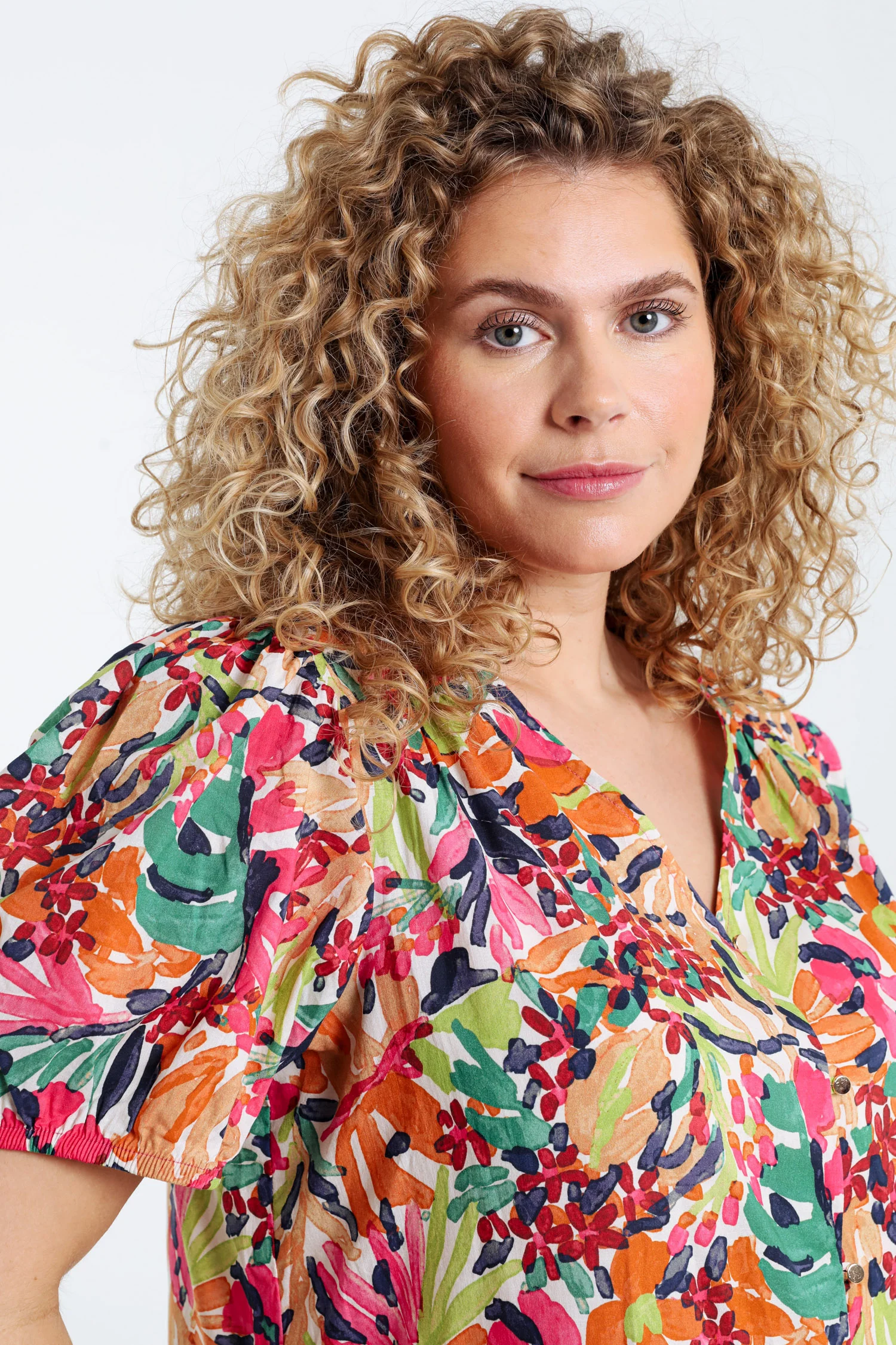 Blouse en coton imprimé floral - Image 5