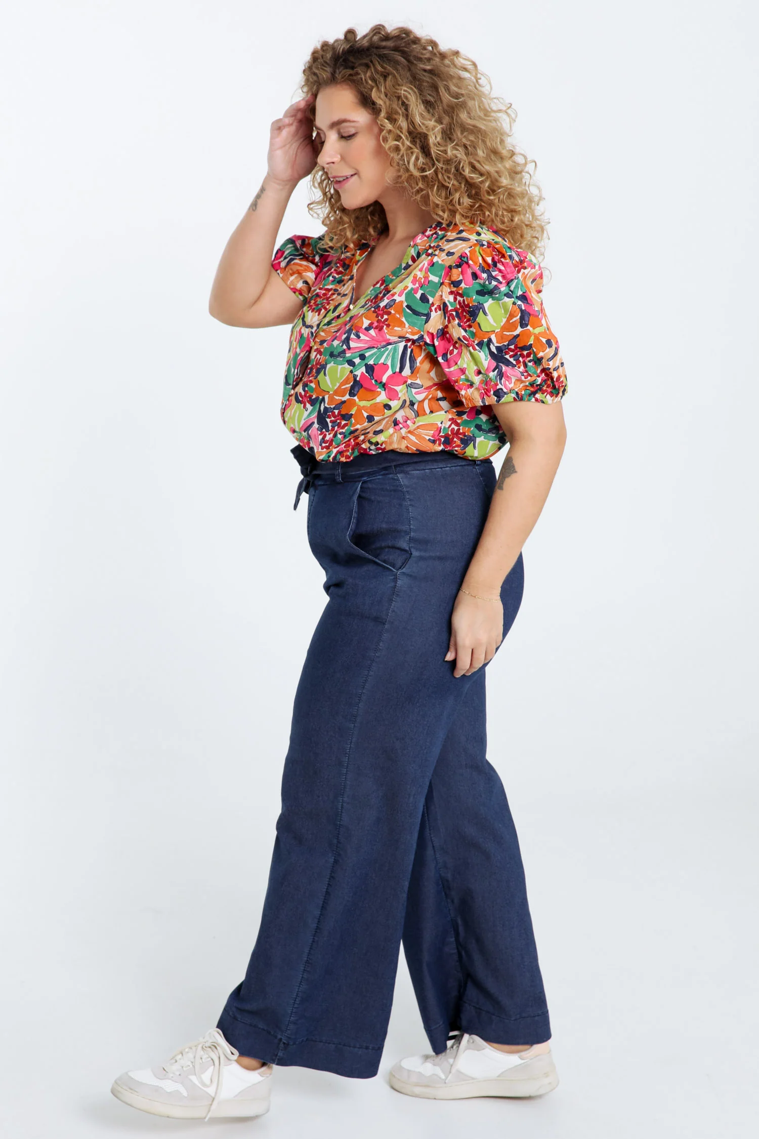 Blouse en coton imprimé floral - Image 8