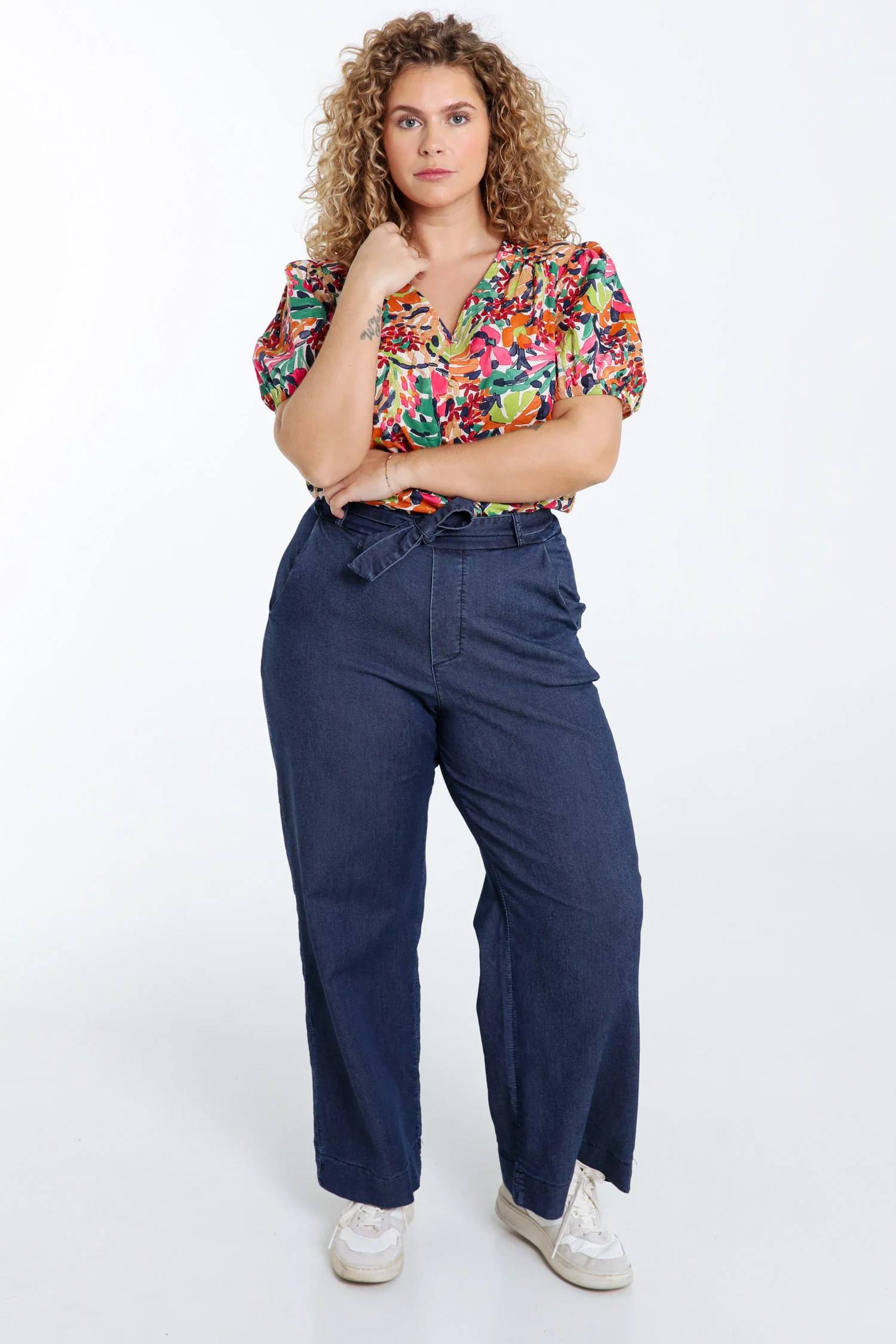 Blouse en coton imprimé floral - Image 9