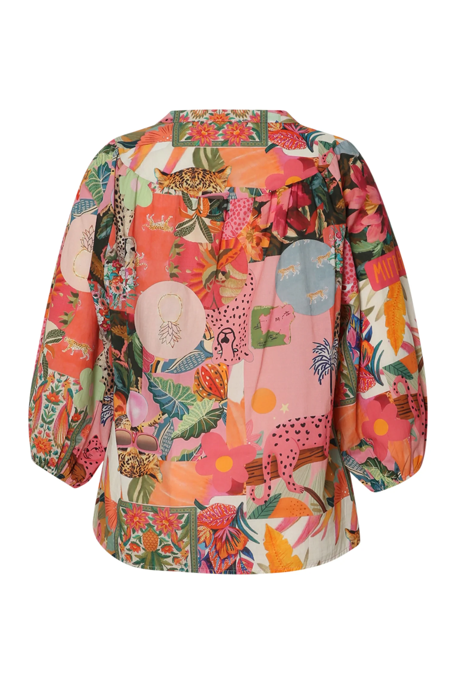 Blouse en coton imprimé jungle - Image 11