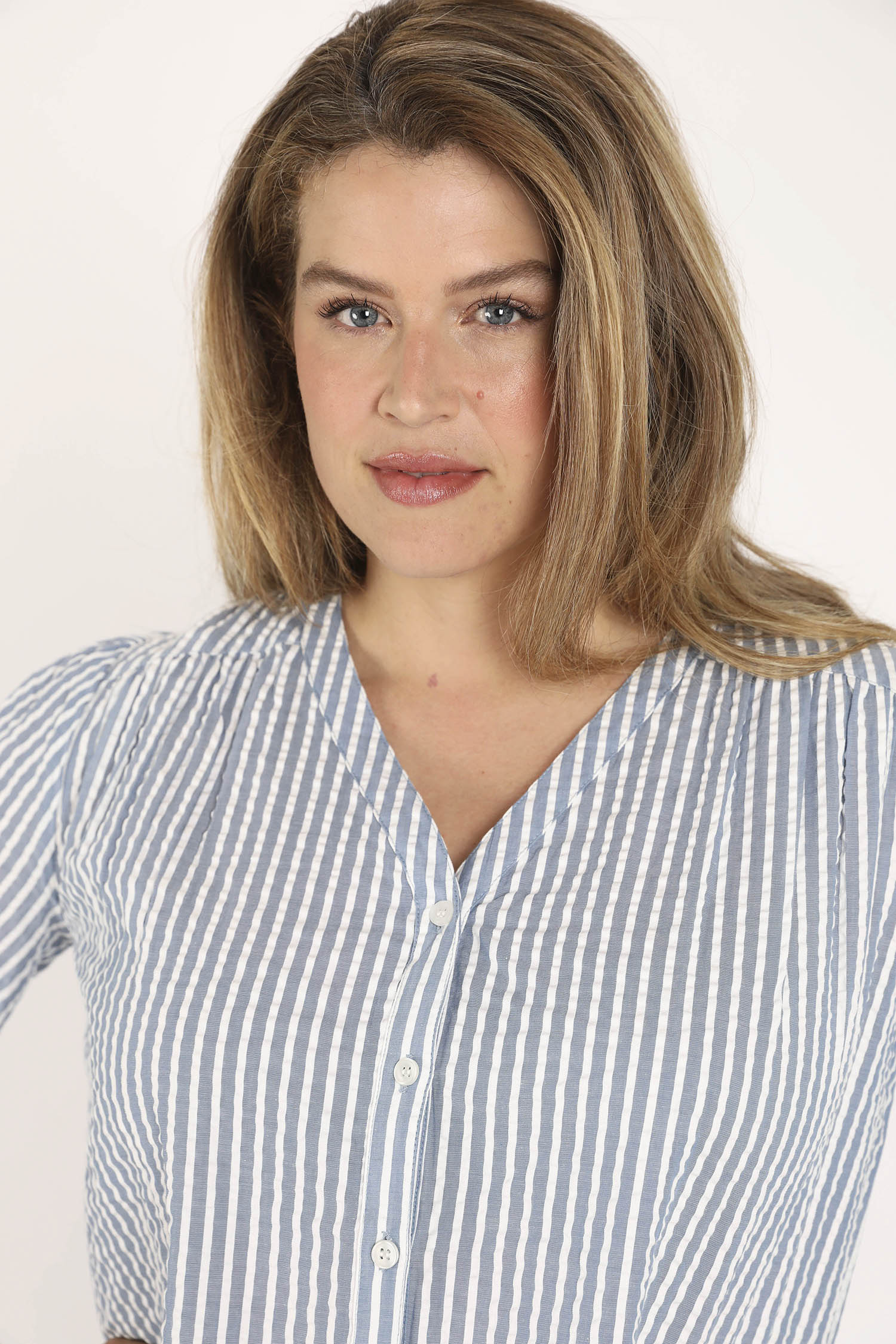 Blouse en coton rayée - Image 3