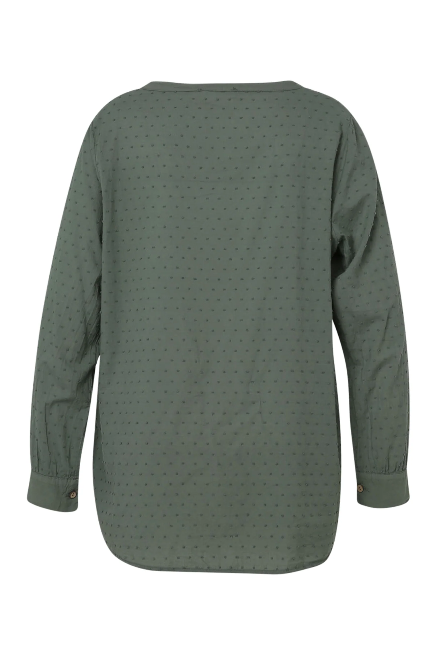 Blouse en coton unie broderies et plumetis - Image 11