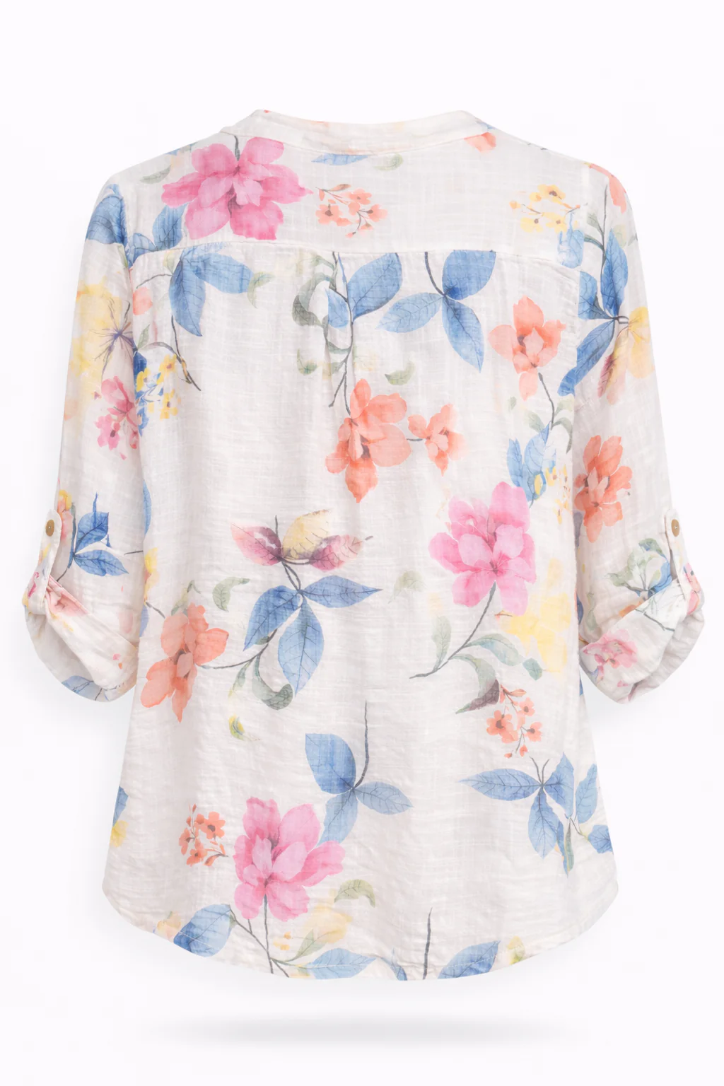 Blouse en gaze de coton imprimé fleuri - Image 2