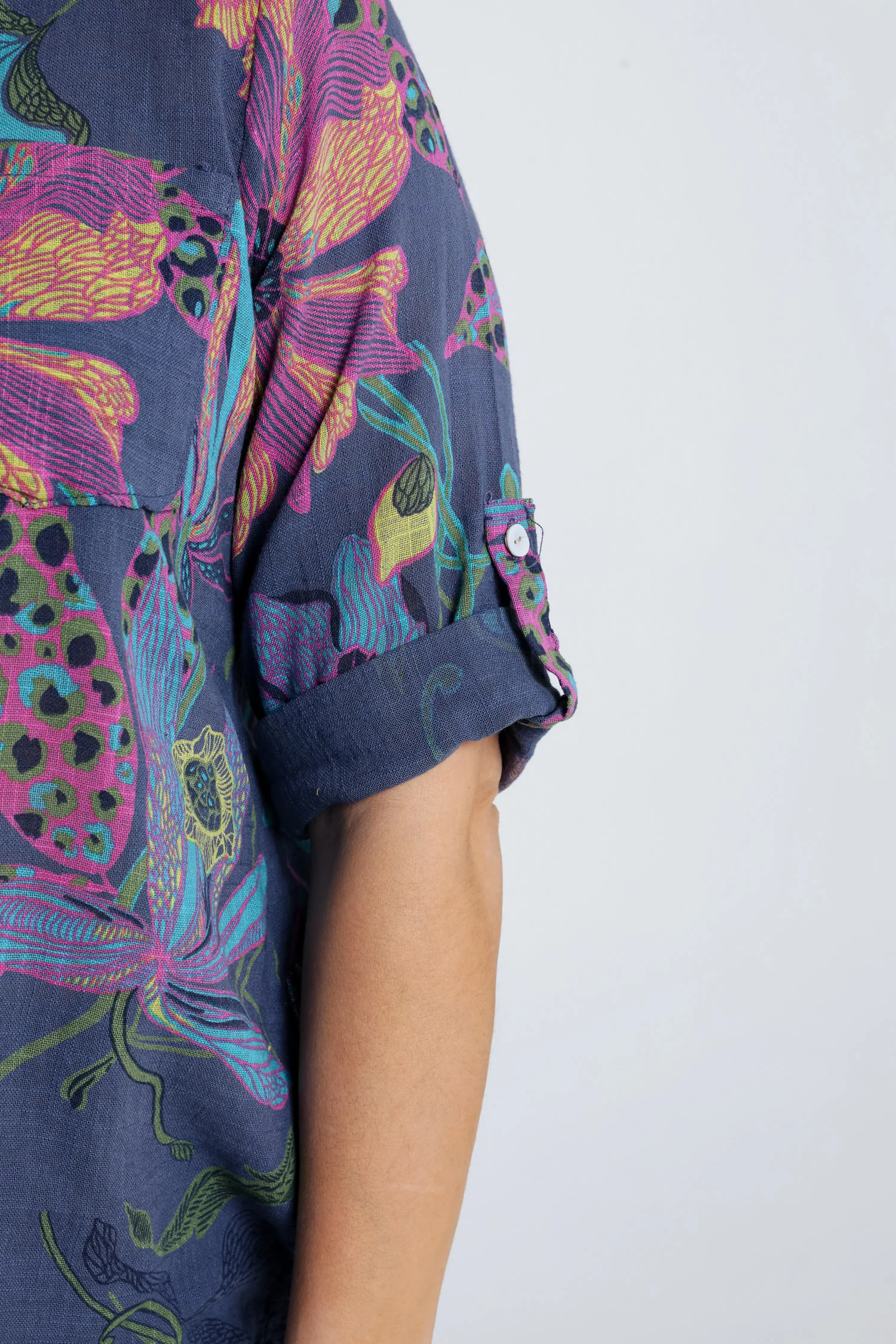Blouse en gaze de coton imprimé floral - Image 14