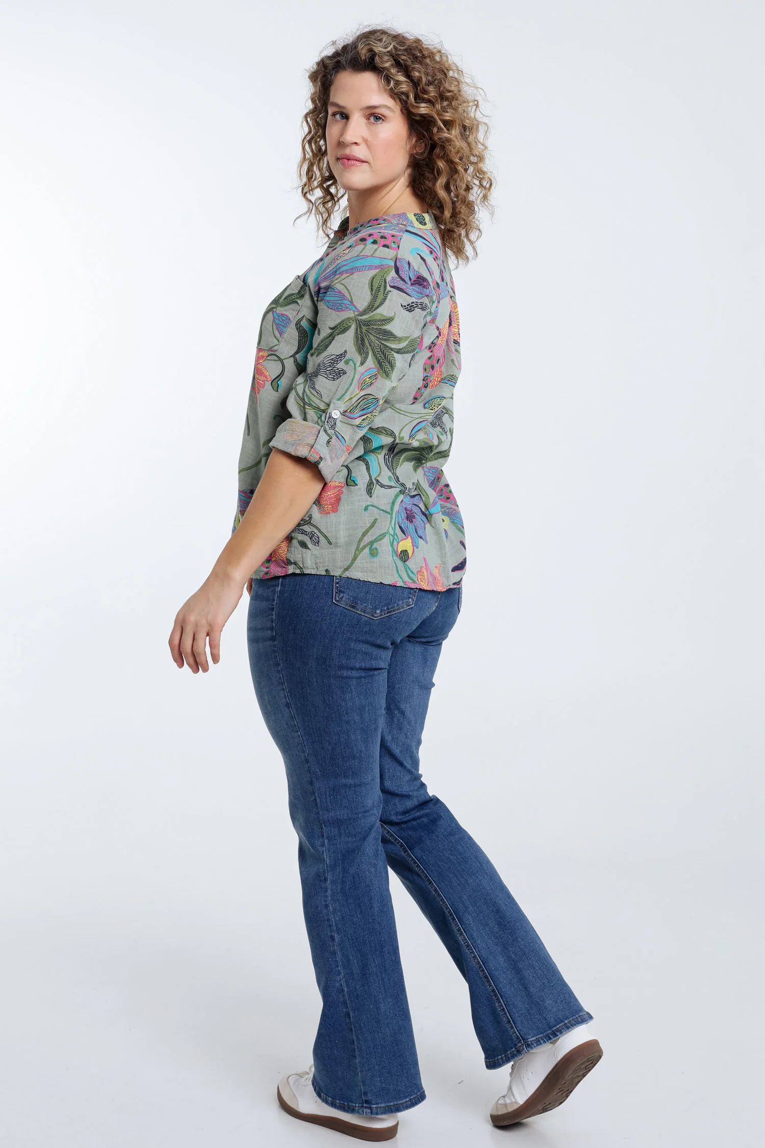 Blouse en gaze de coton imprimé floral - Image 24