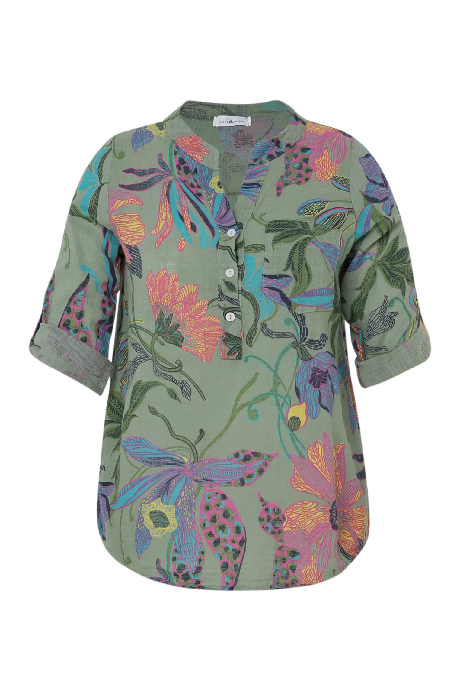 Blouse en gaze de coton imprimé floral - Image 32