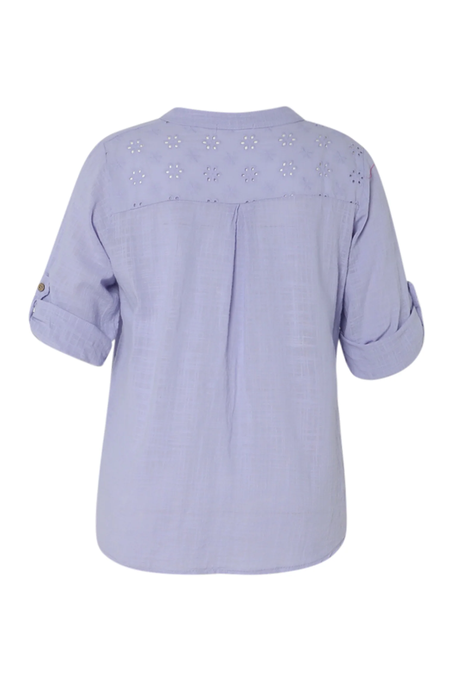 Blouse en gaze de coton unie - Image 22