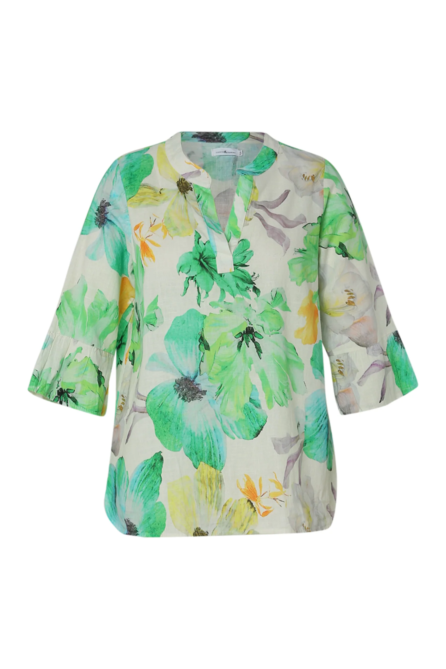 Blouse en lin imprimé floral - Image 10