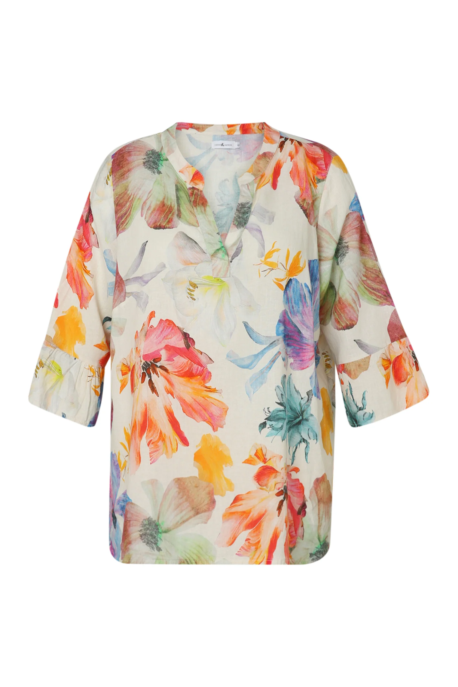 Blouse en lin imprimé floral - Image 13