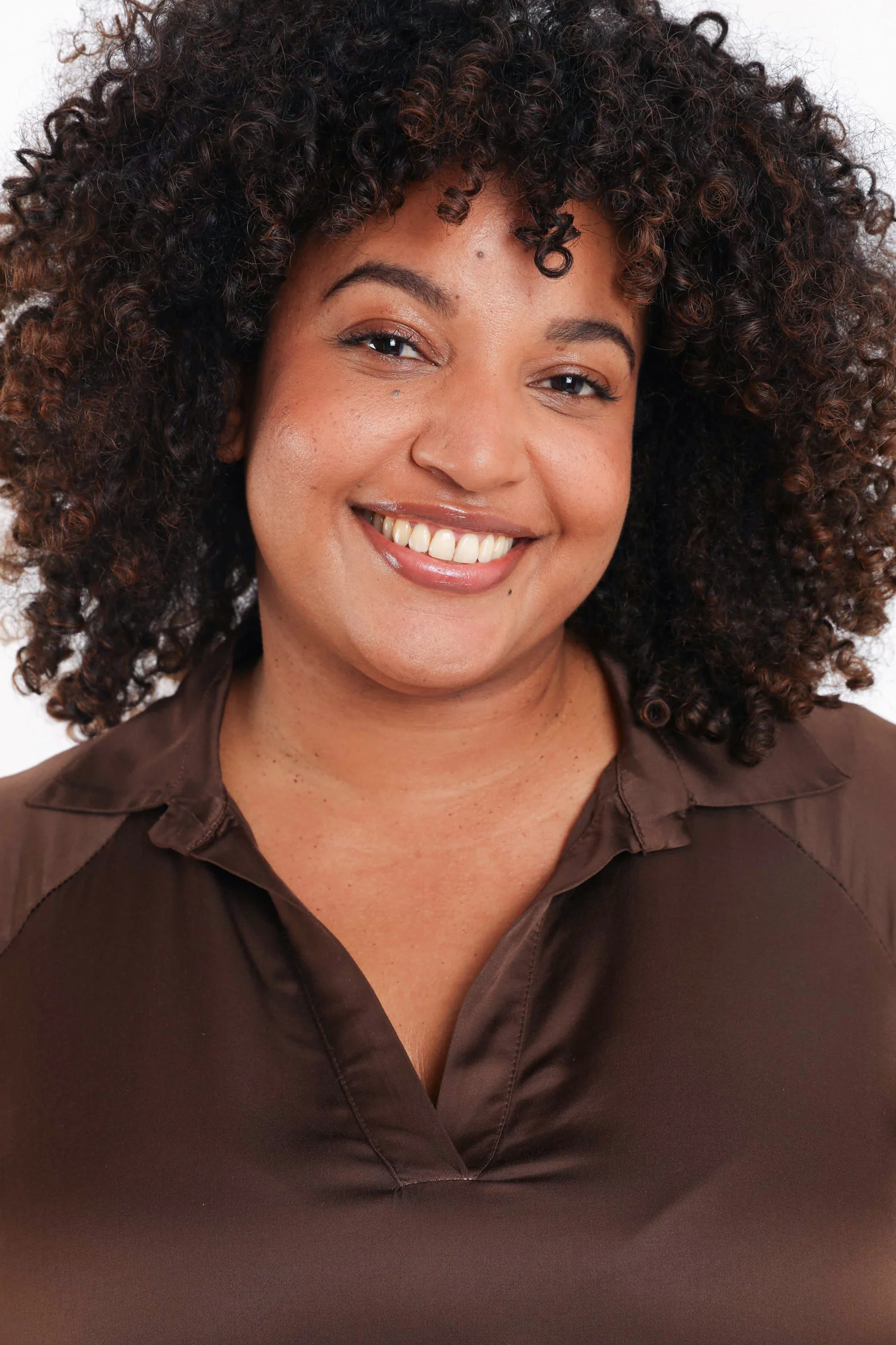 Blouse en viscose effet satiné, unie avec dentelle - Image 3