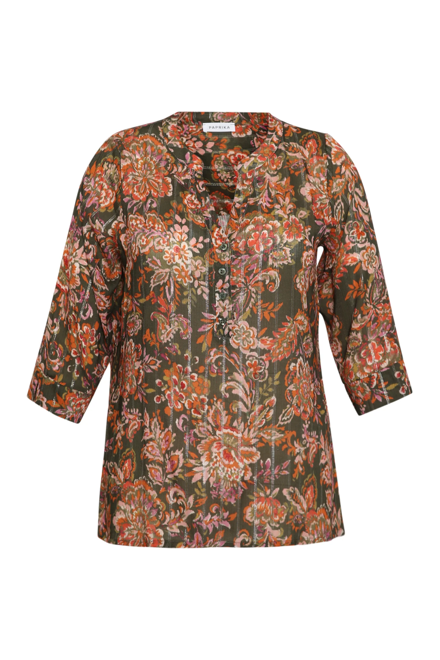 Blouse en viscose imprimé cachemire - Image 8