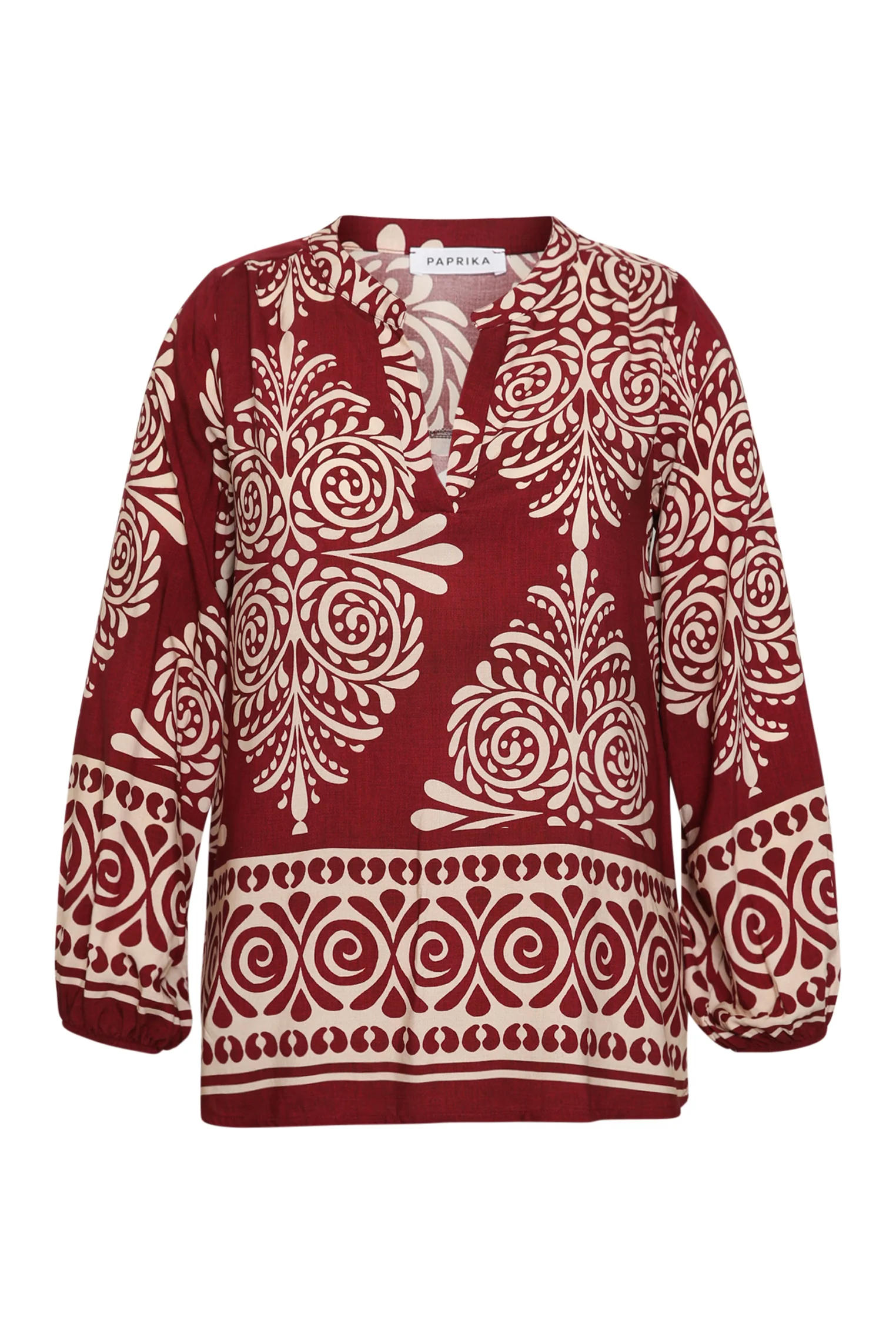 Blouse en viscose imprimé cachemire - Image 7