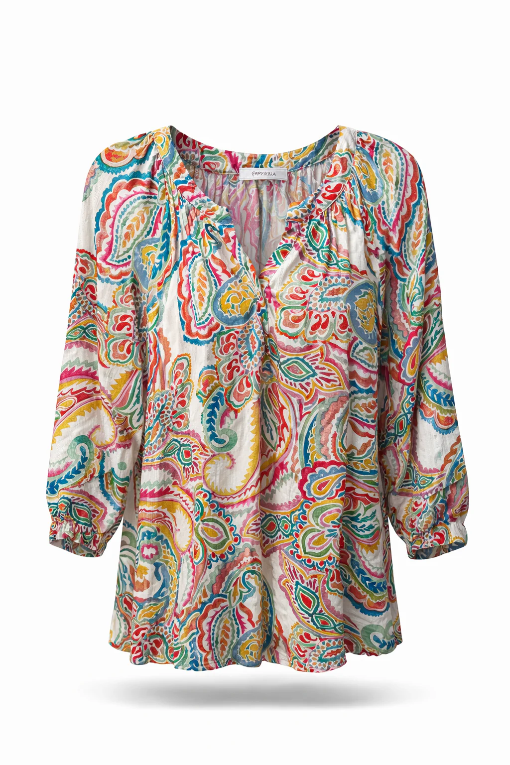 Blouse en viscose imprimé cachemire - Image 10