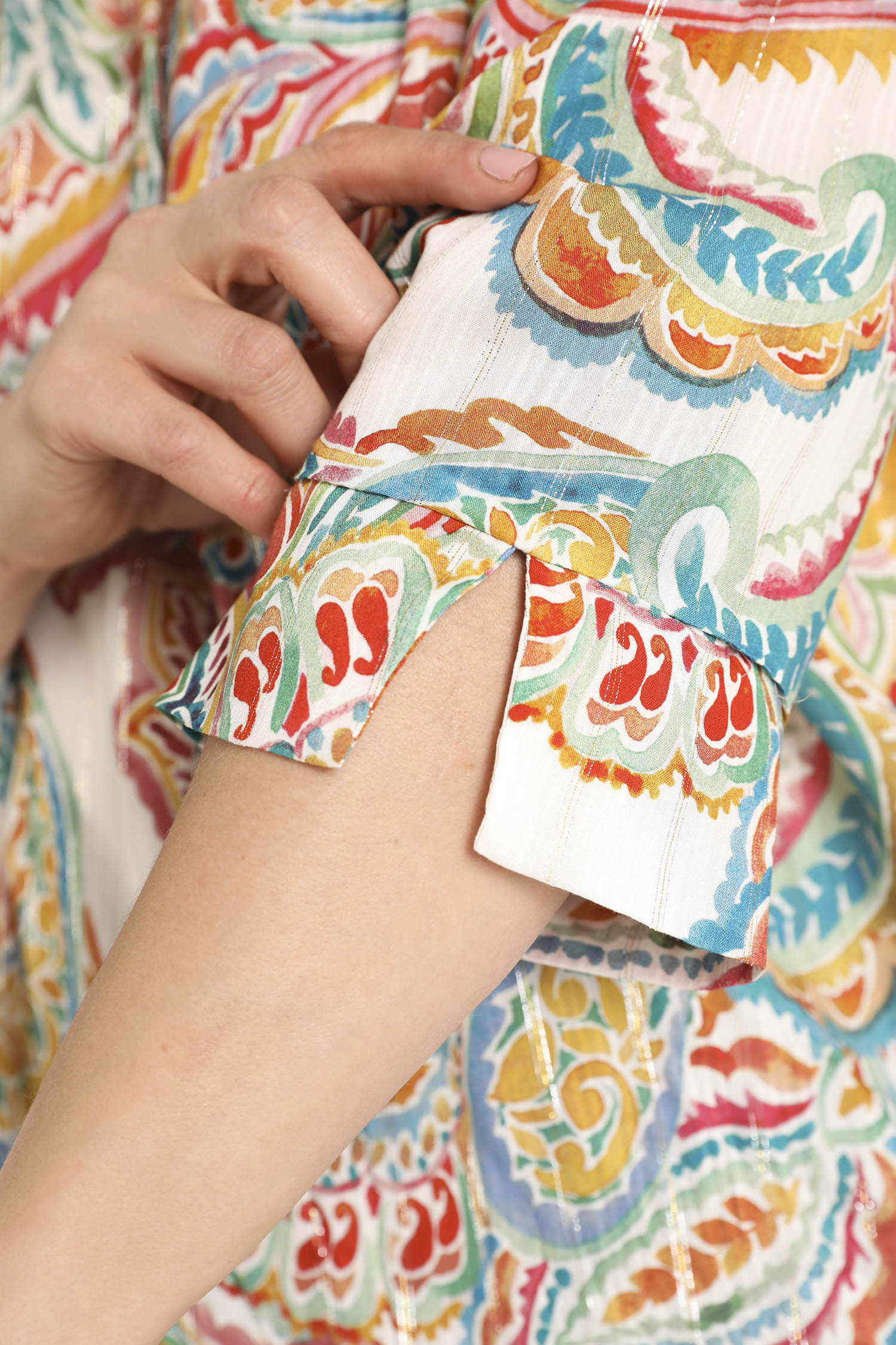 Blouse en viscose imprimé cachemire - Image 6