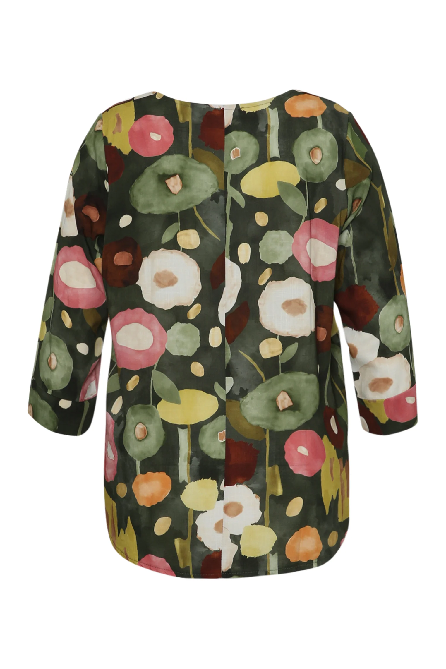 Blouse en viscose imprimé coquelicots - Image 9