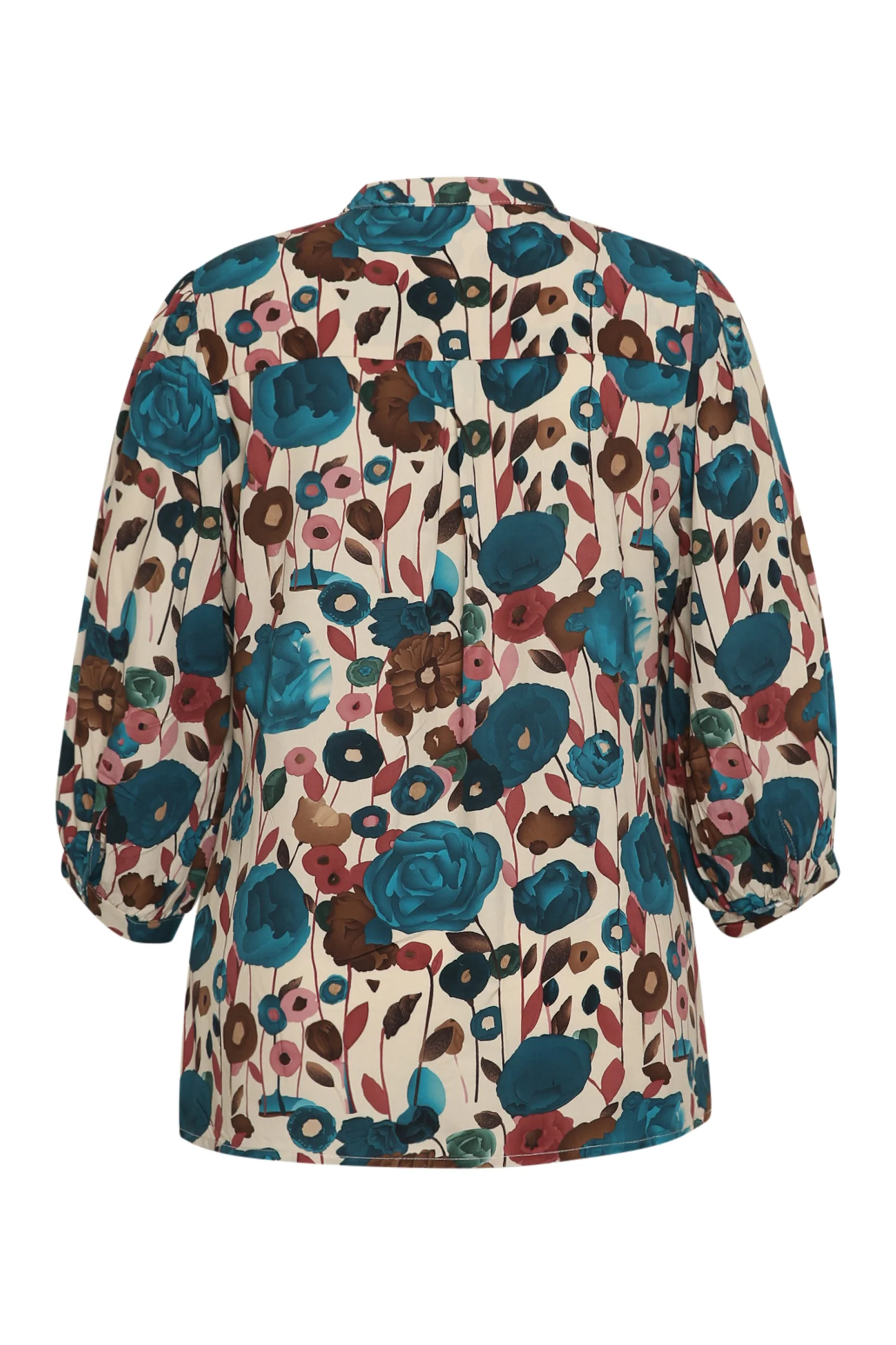 Blouse en viscose imprimé coquelicots - Image 8