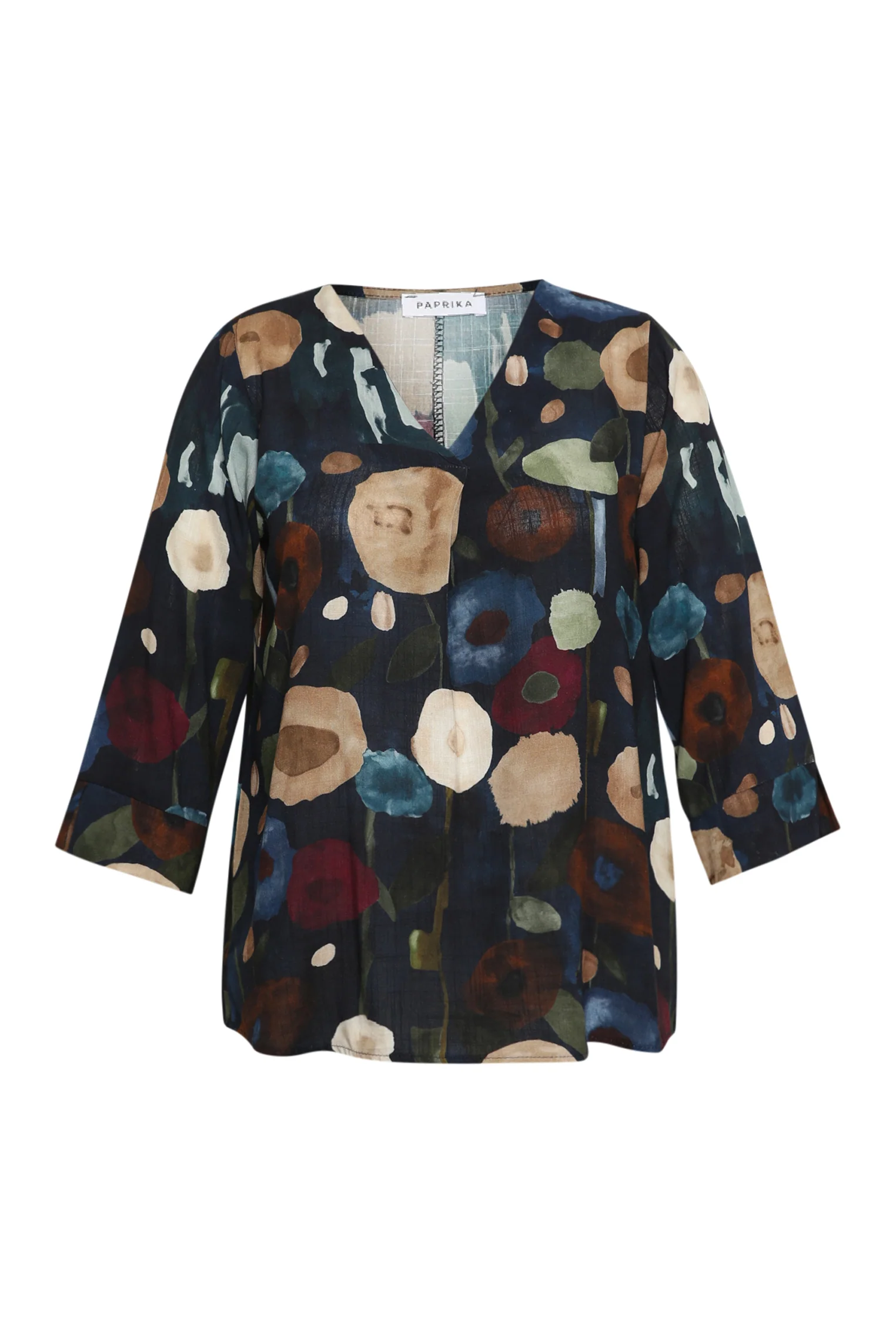 Blouse en viscose imprimé coquelicots - Image 7
