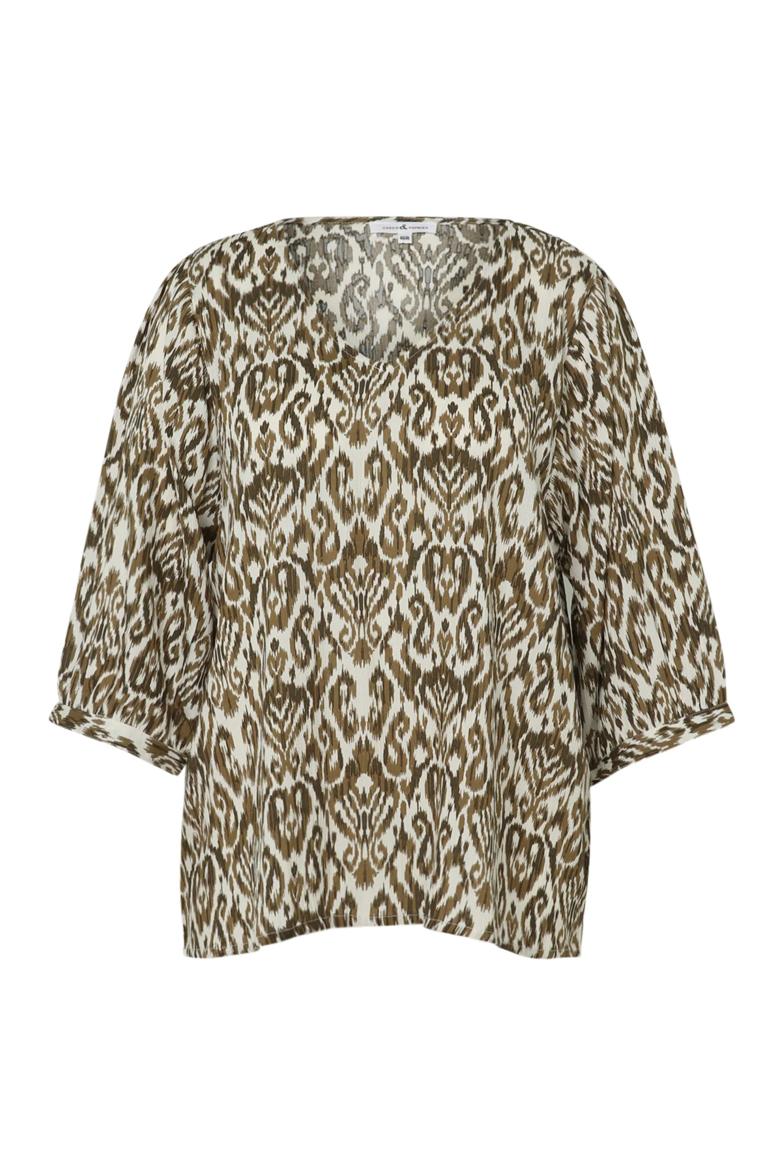 Blouse en viscose imprimé ethnique - Image 10