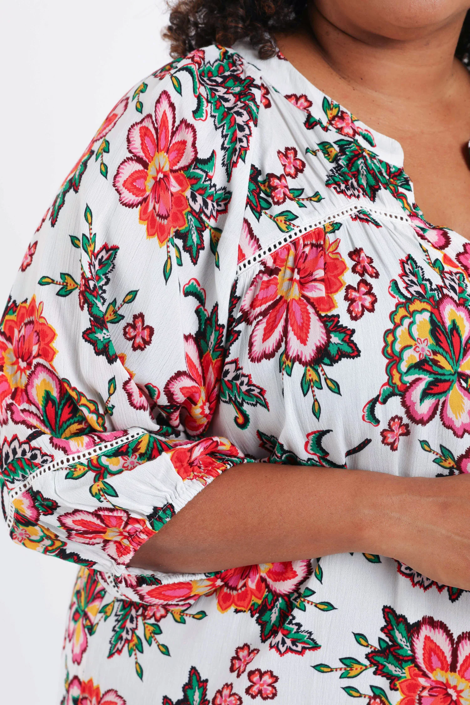Blouse en viscose imprimé fleuri - Image 6